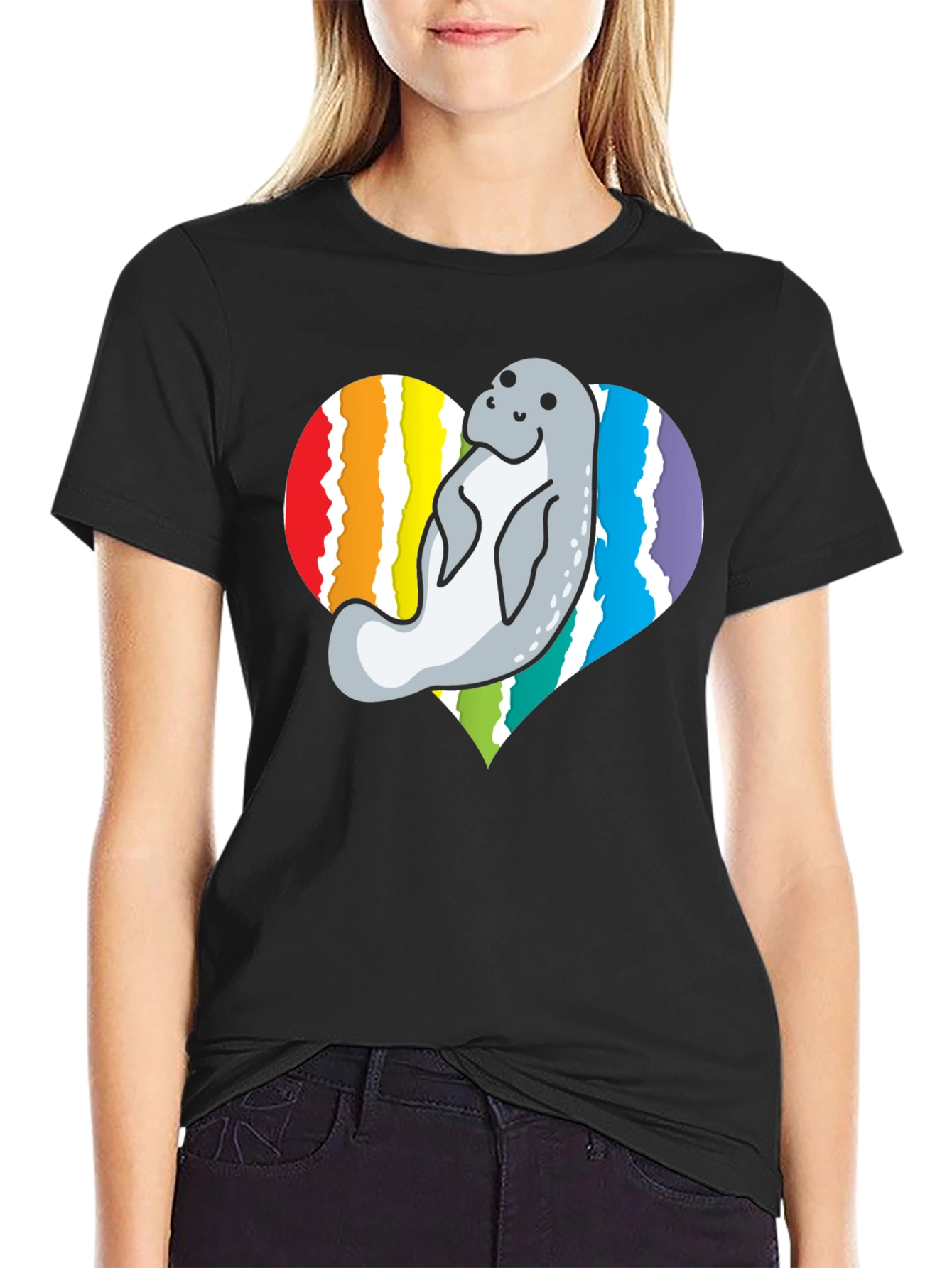 Manatee Heart Pride T-Shirt