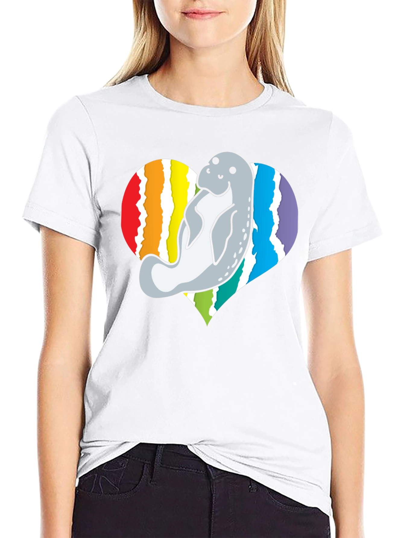 Manatee Heart Pride T-Shirt