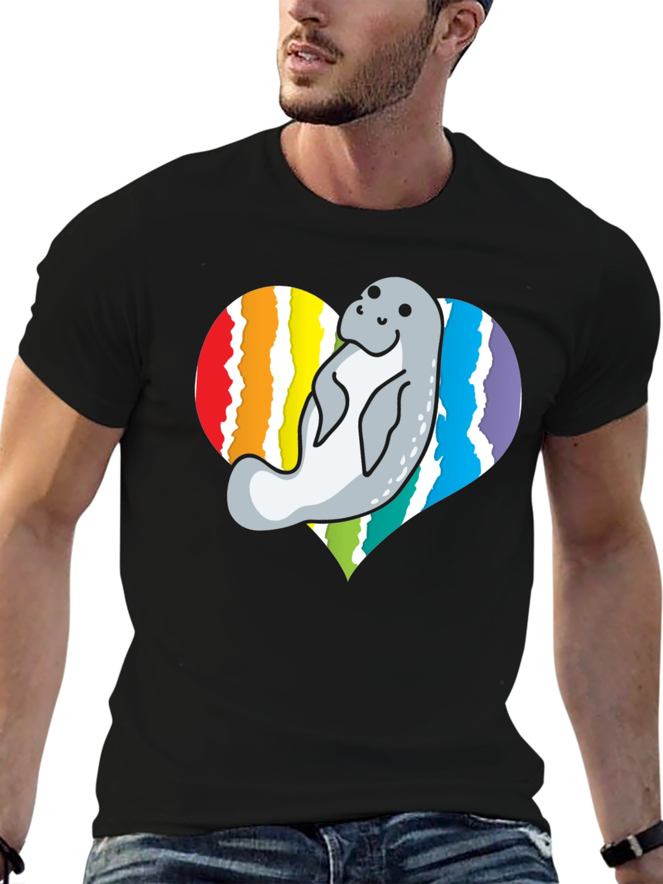 Manatee Heart Pride T-Shirt