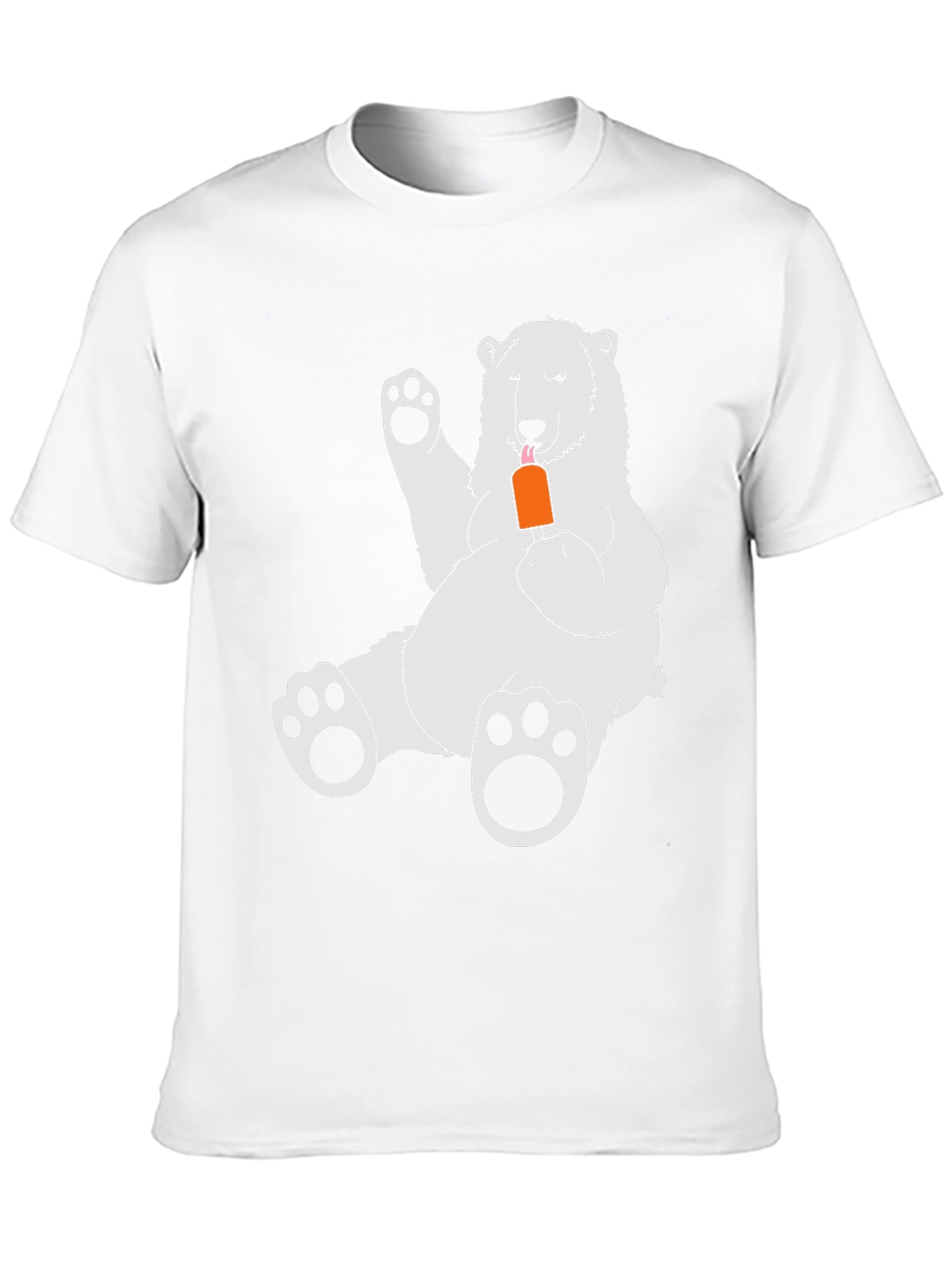 Cool Bear Graphic Tee - Black Cotton Blend