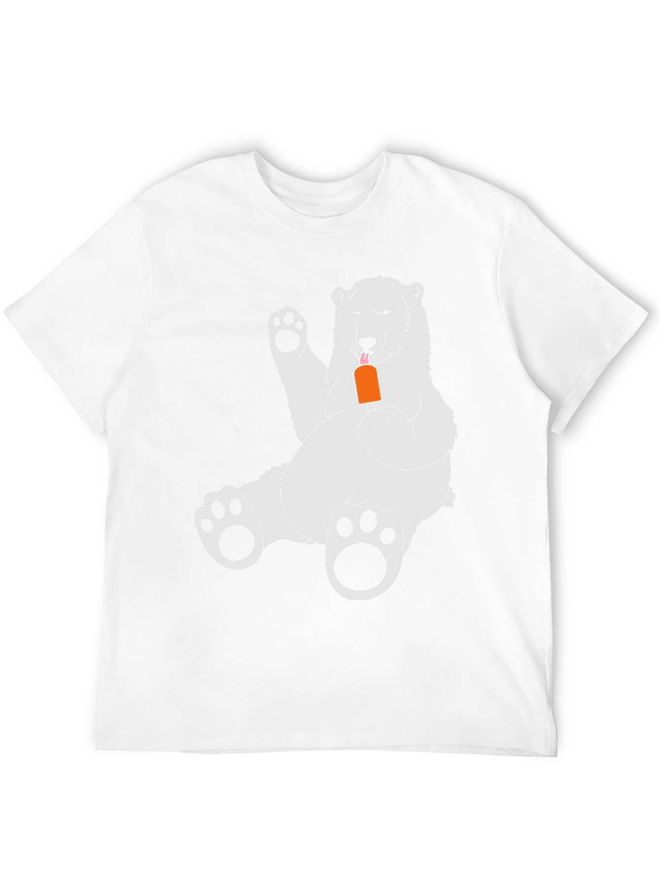 Cool Bear Graphic Tee - Black Cotton Blend