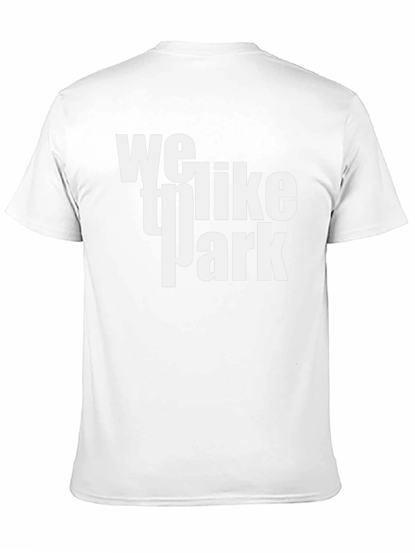 We Like to Park Graphic Black T-Shirt