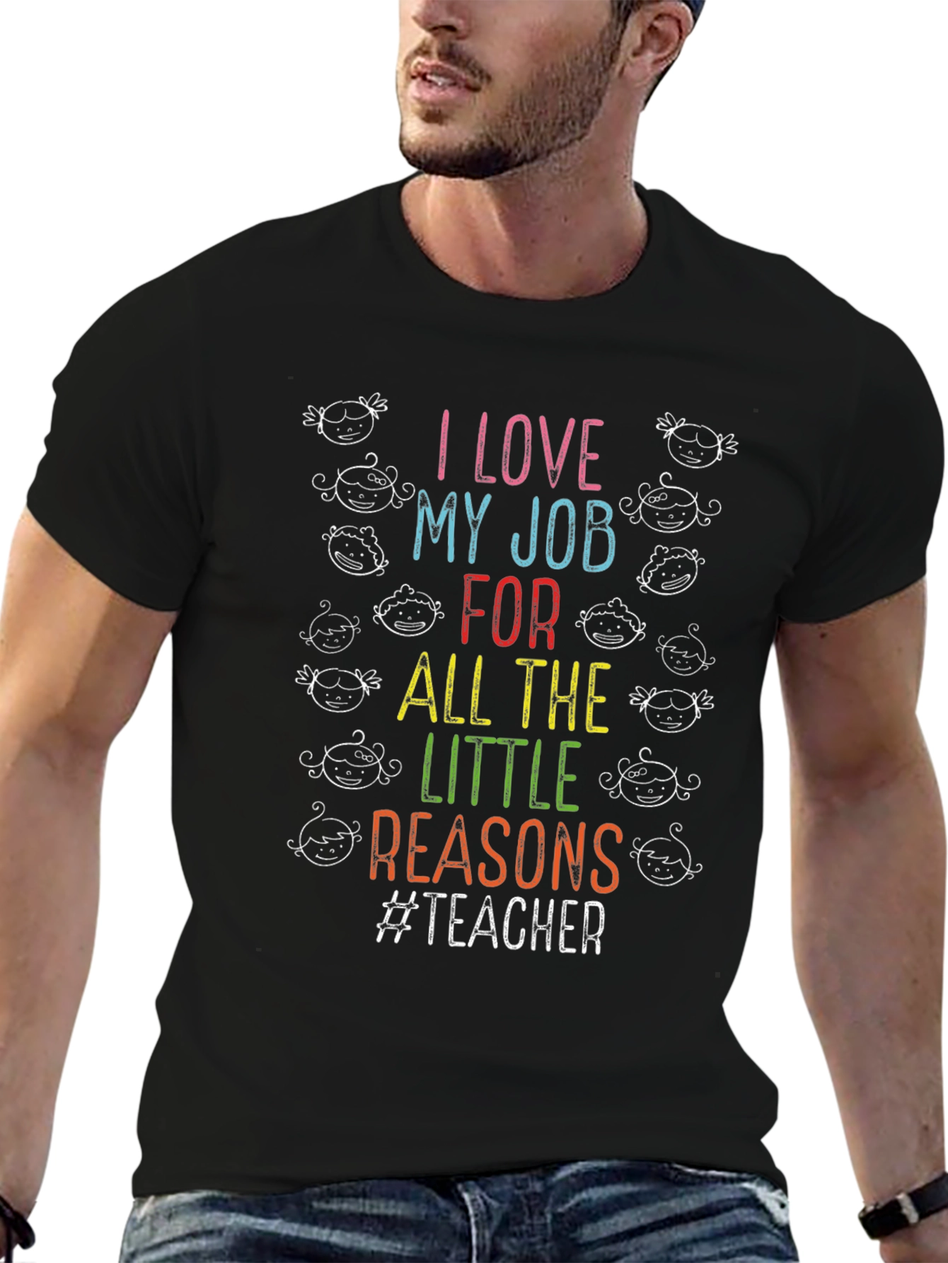 I Love My Job Teacher Graphic T-Shirt
