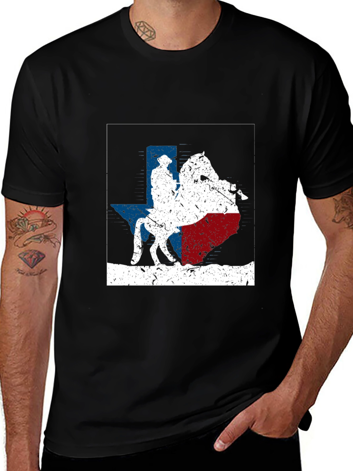 Texas Cowboy T-Shirt - State Pride Tee