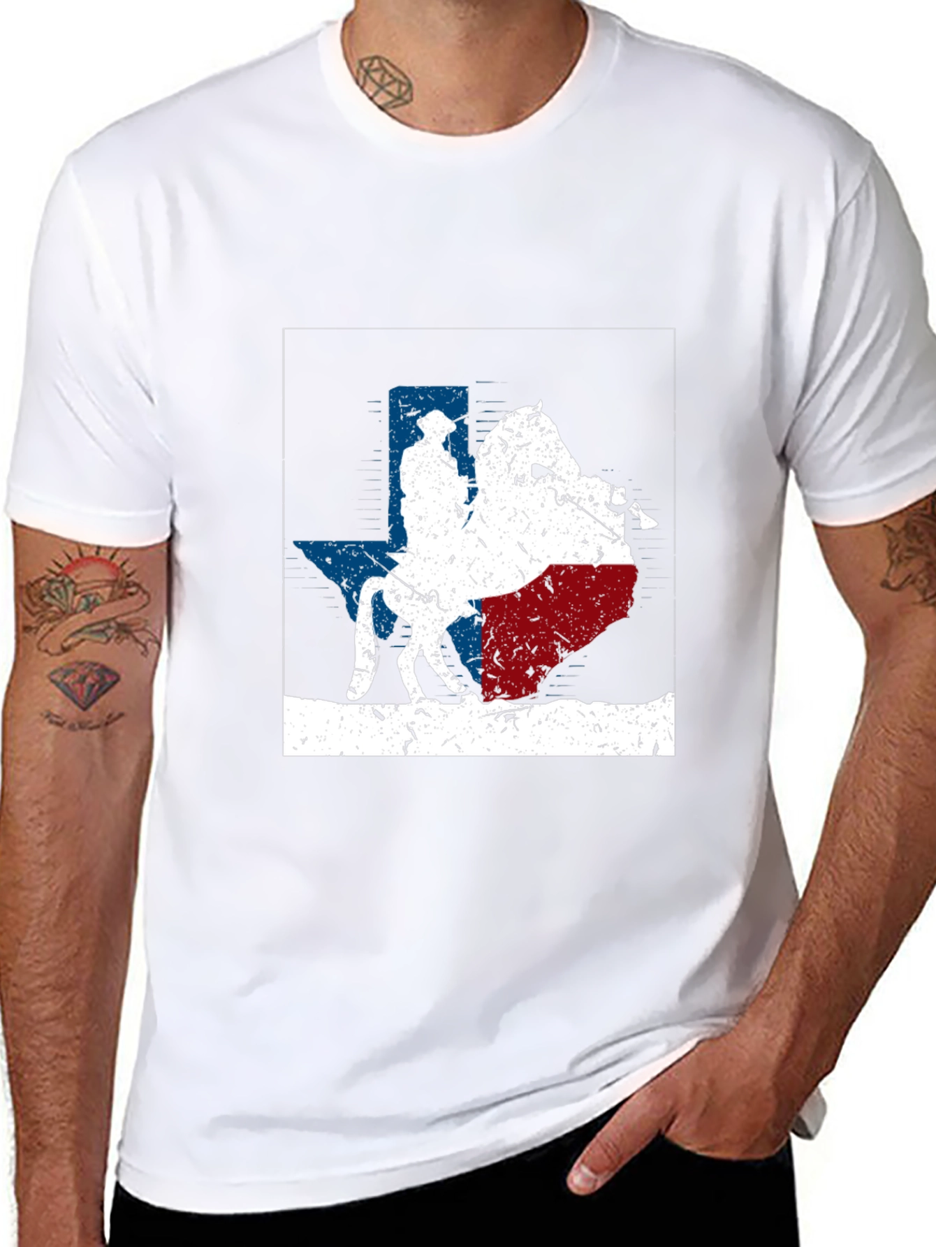 Texas Cowboy T-Shirt - State Pride Tee