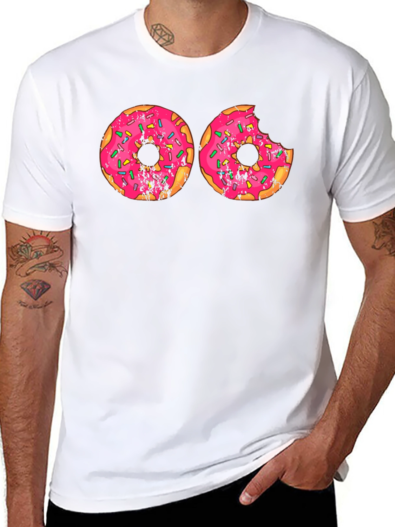Donut Graphic T-Shirt - Sweet & Fun