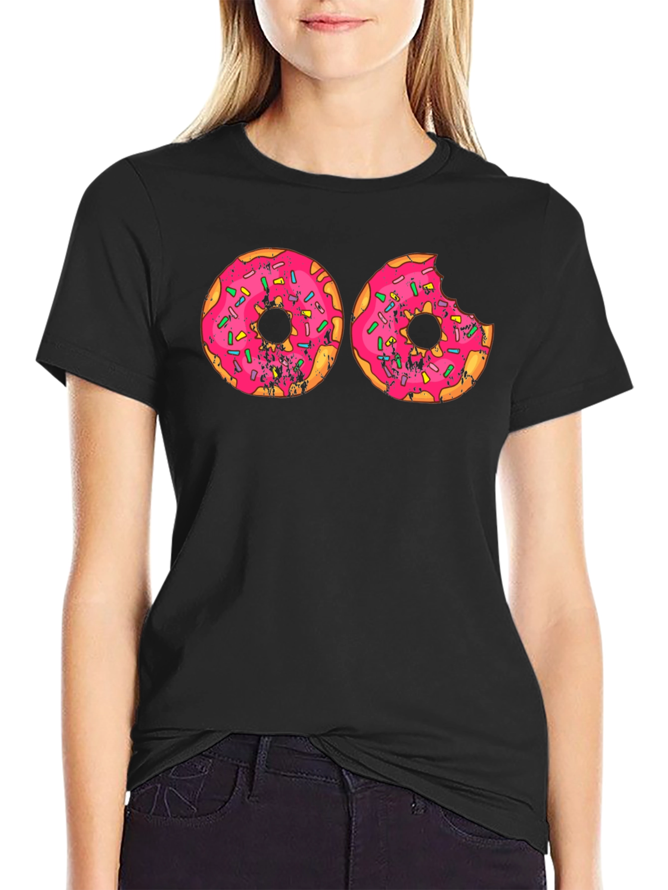 Donut Graphic T-Shirt - Sweet & Fun