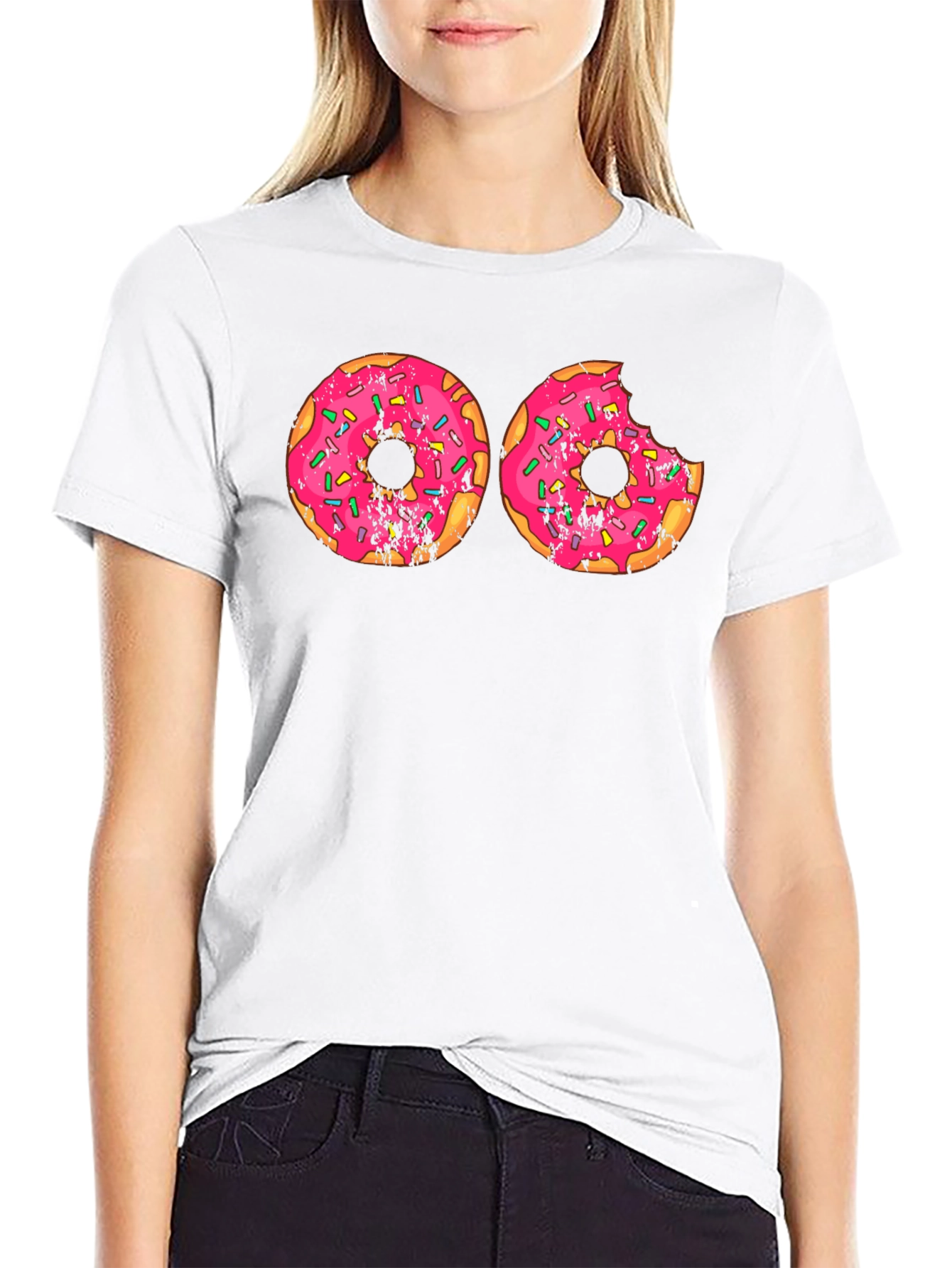 Donut Graphic T-Shirt - Sweet & Fun