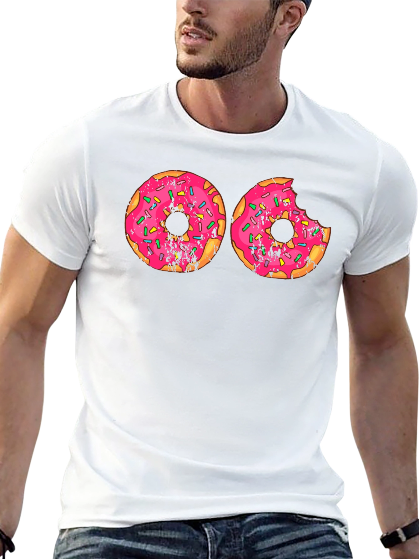 Donut Graphic T-Shirt - Sweet & Fun