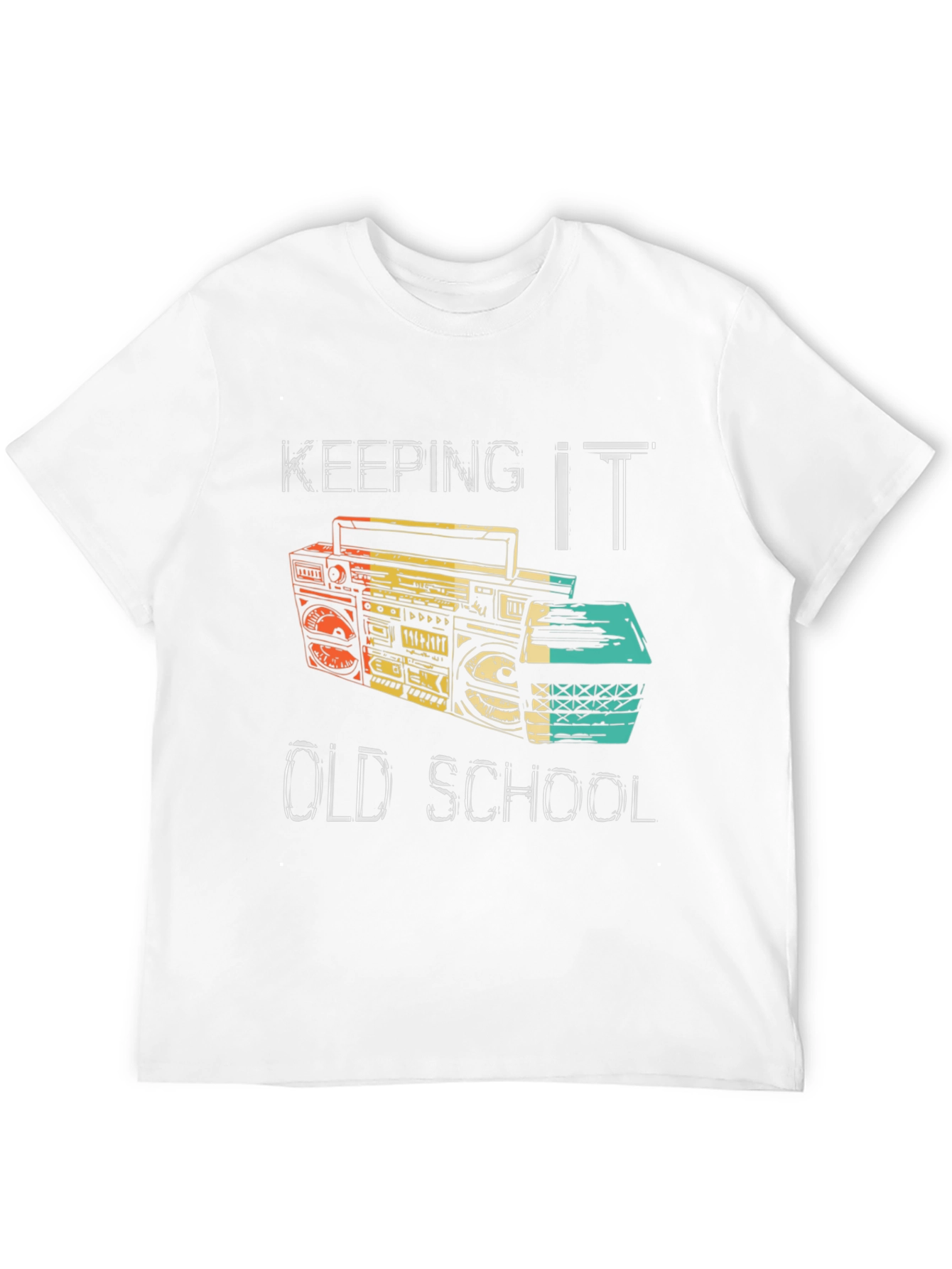 Retro Boombox T-Shirt - Keeping It Old School