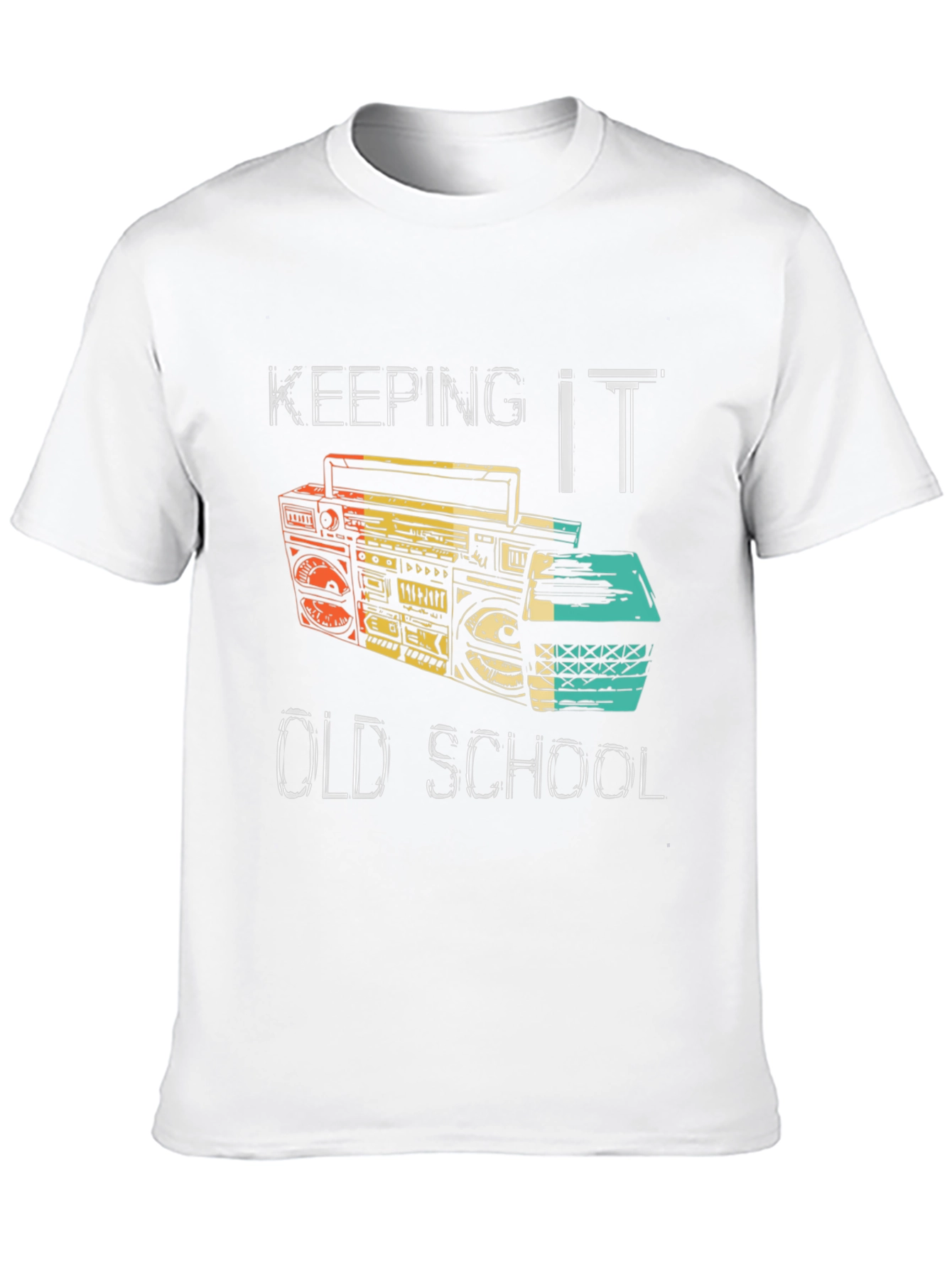 Retro Boombox T-Shirt - Keeping It Old School