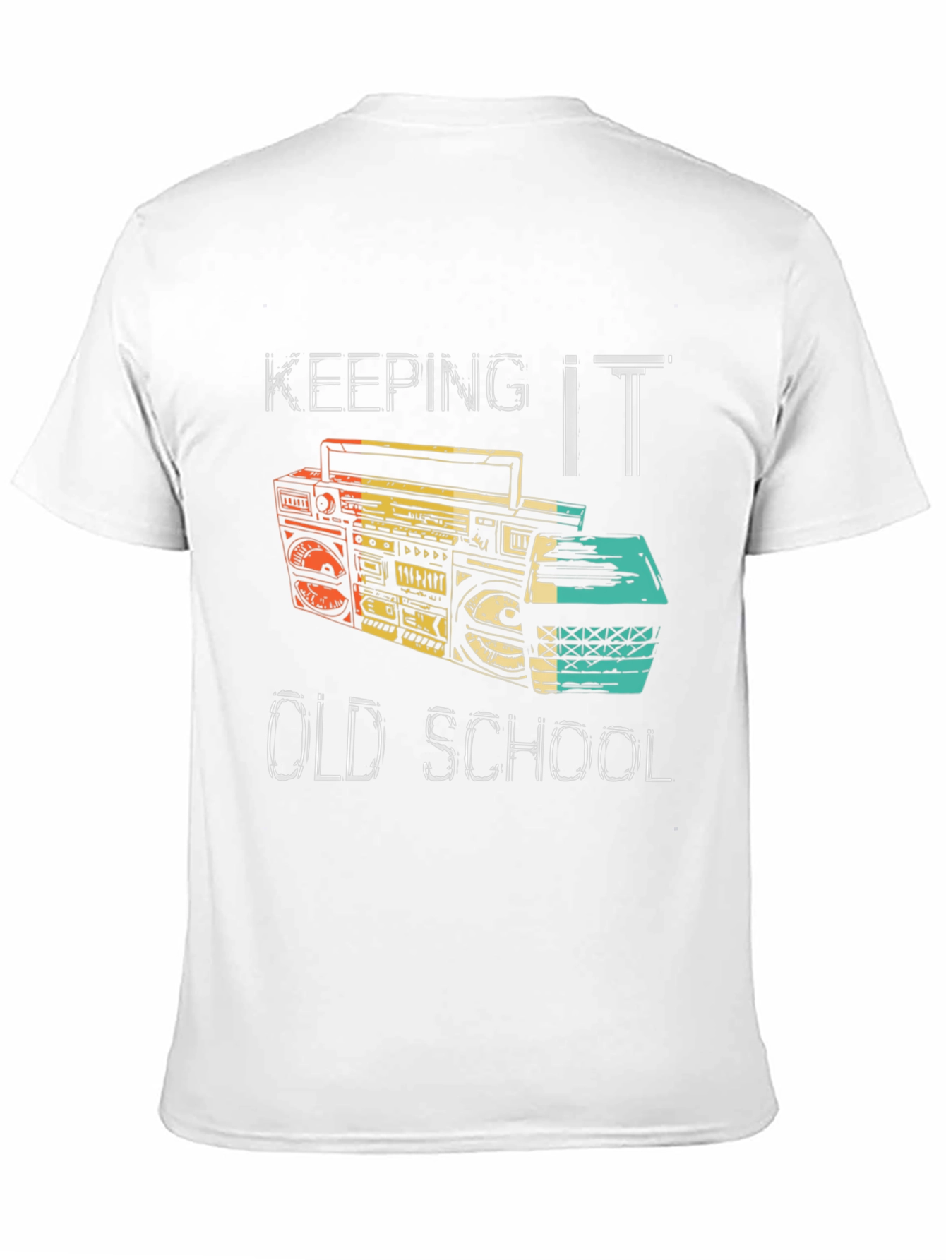 Retro Boombox T-Shirt - Keeping It Old School