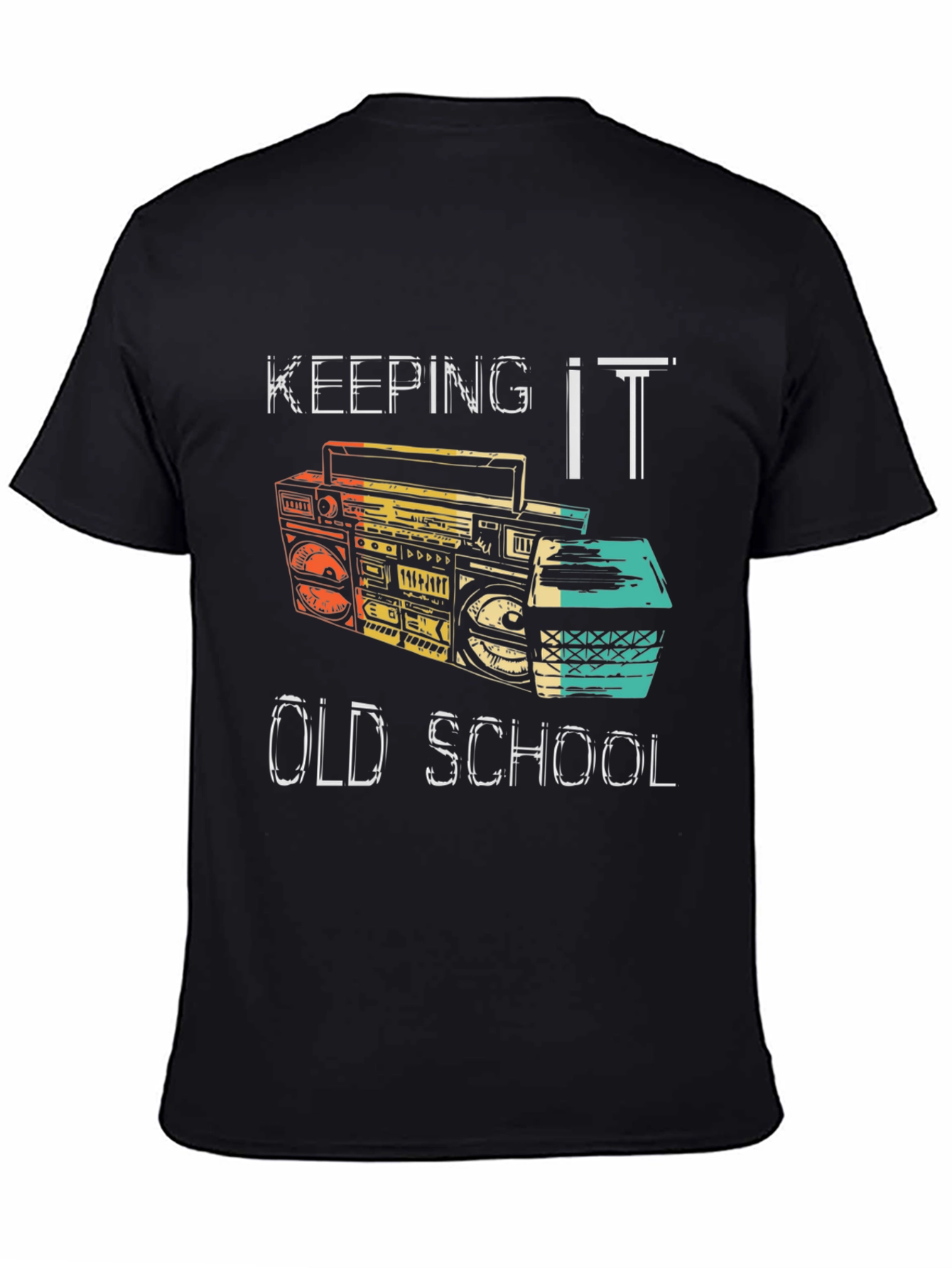 Retro Boombox T-Shirt - Keeping It Old School