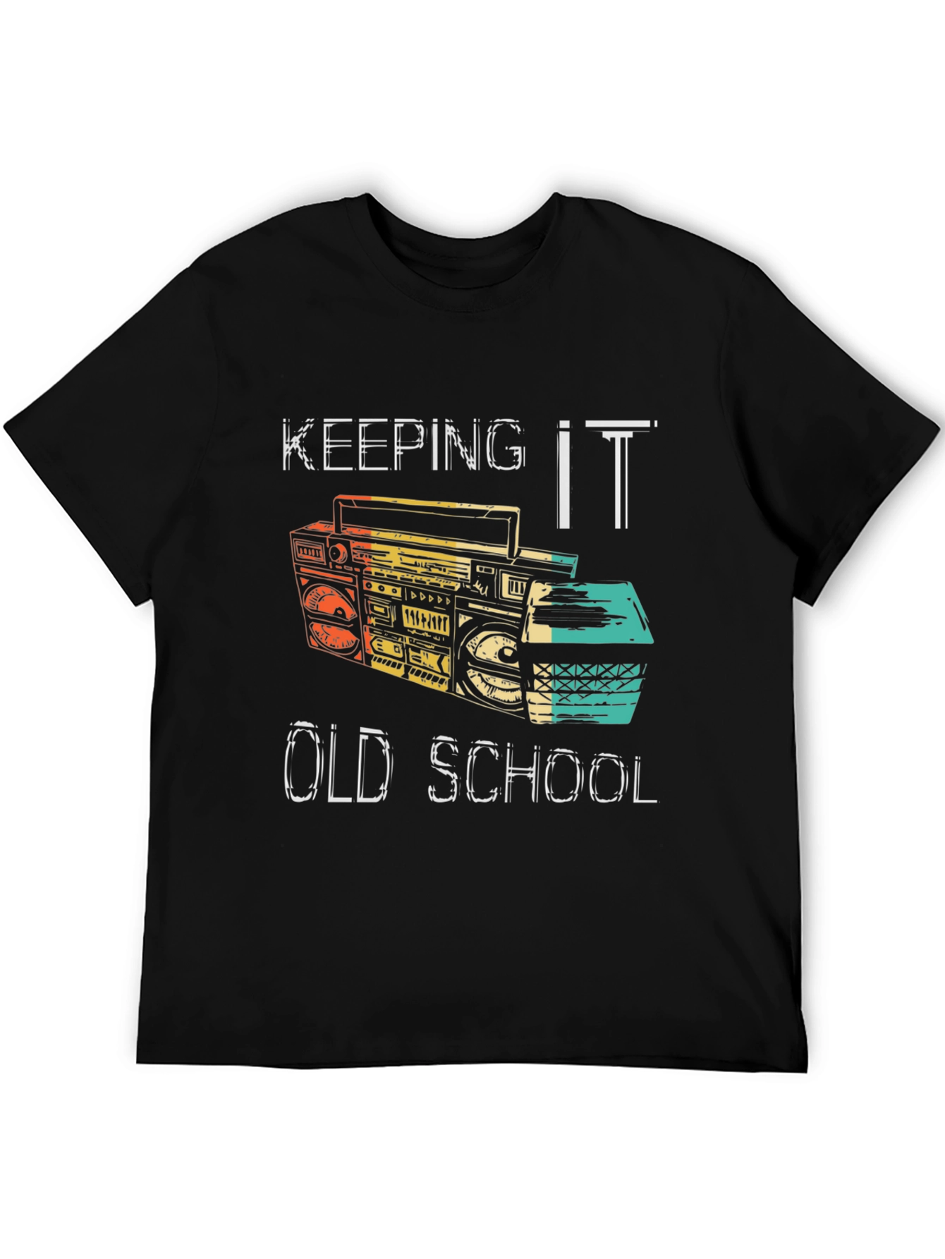 Retro Boombox T-Shirt - Keeping It Old School