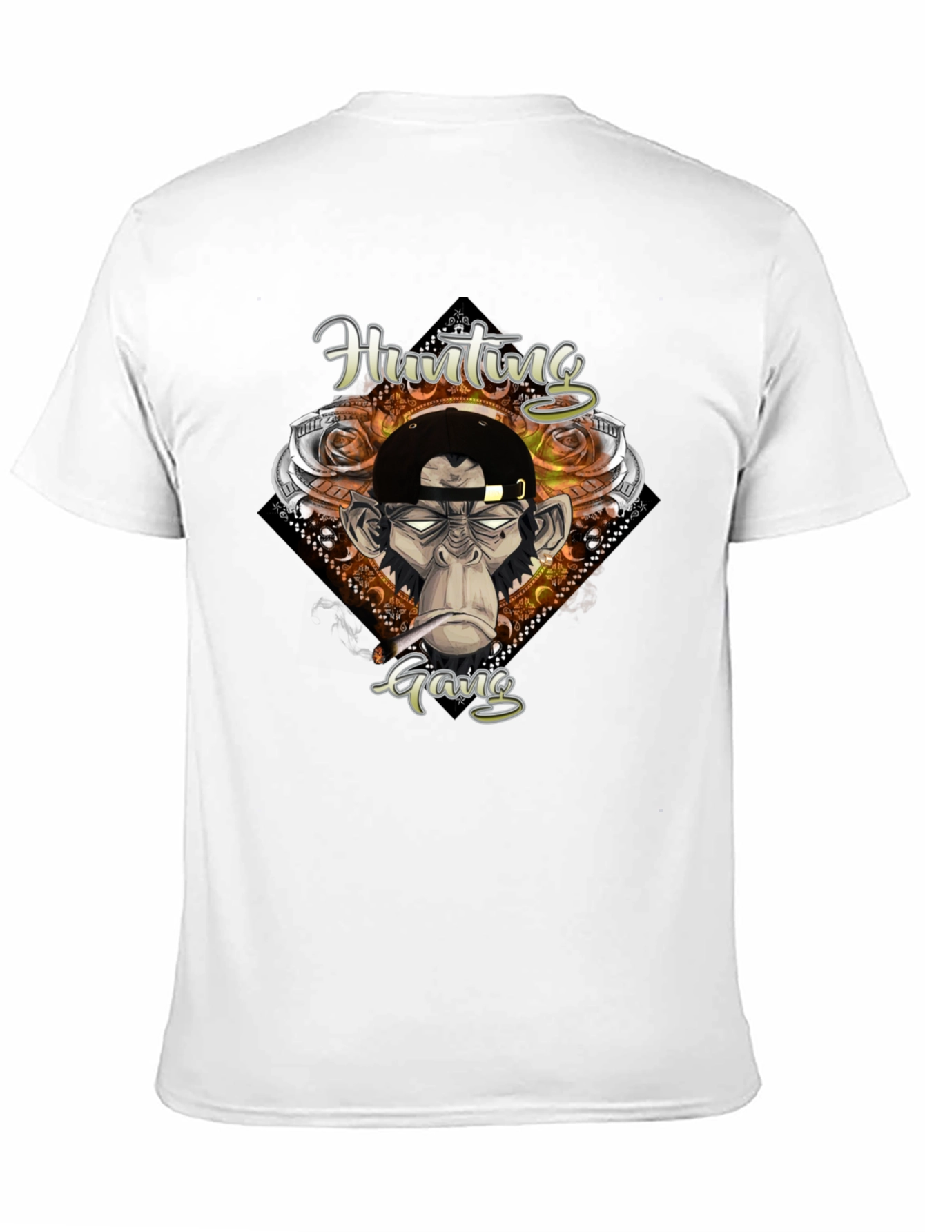 Hunting Gang Monkey Graphic T-Shirt