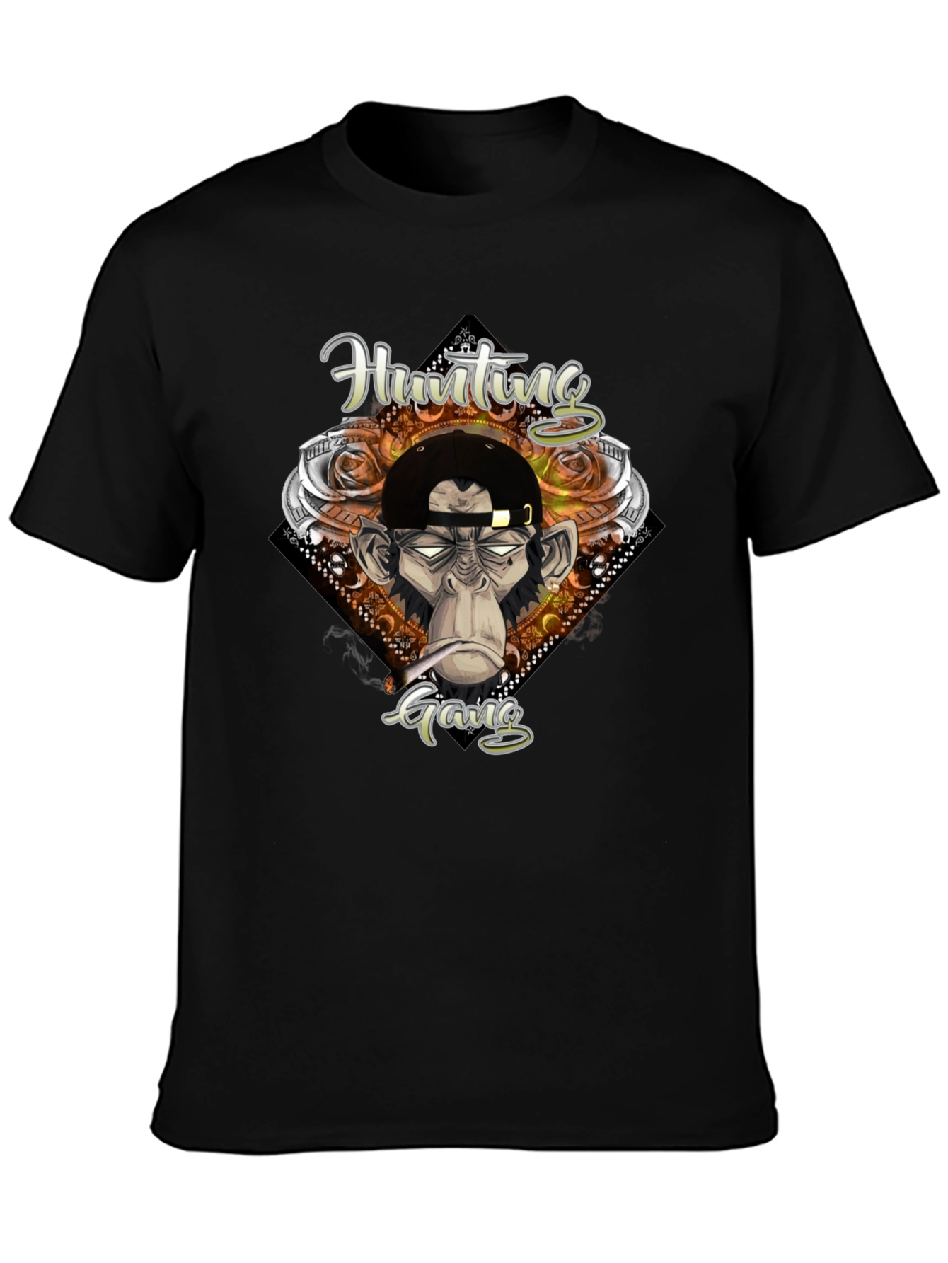 Hunting Gang Monkey Graphic T-Shirt