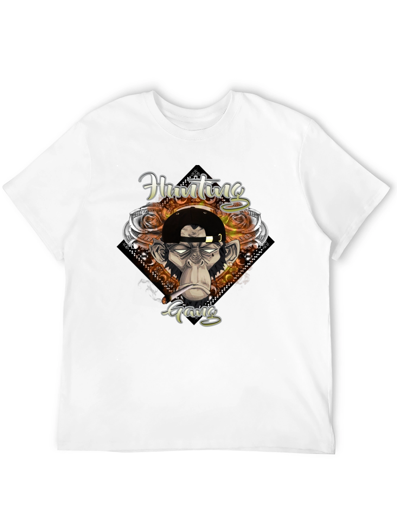 Hunting Gang Monkey Graphic T-Shirt