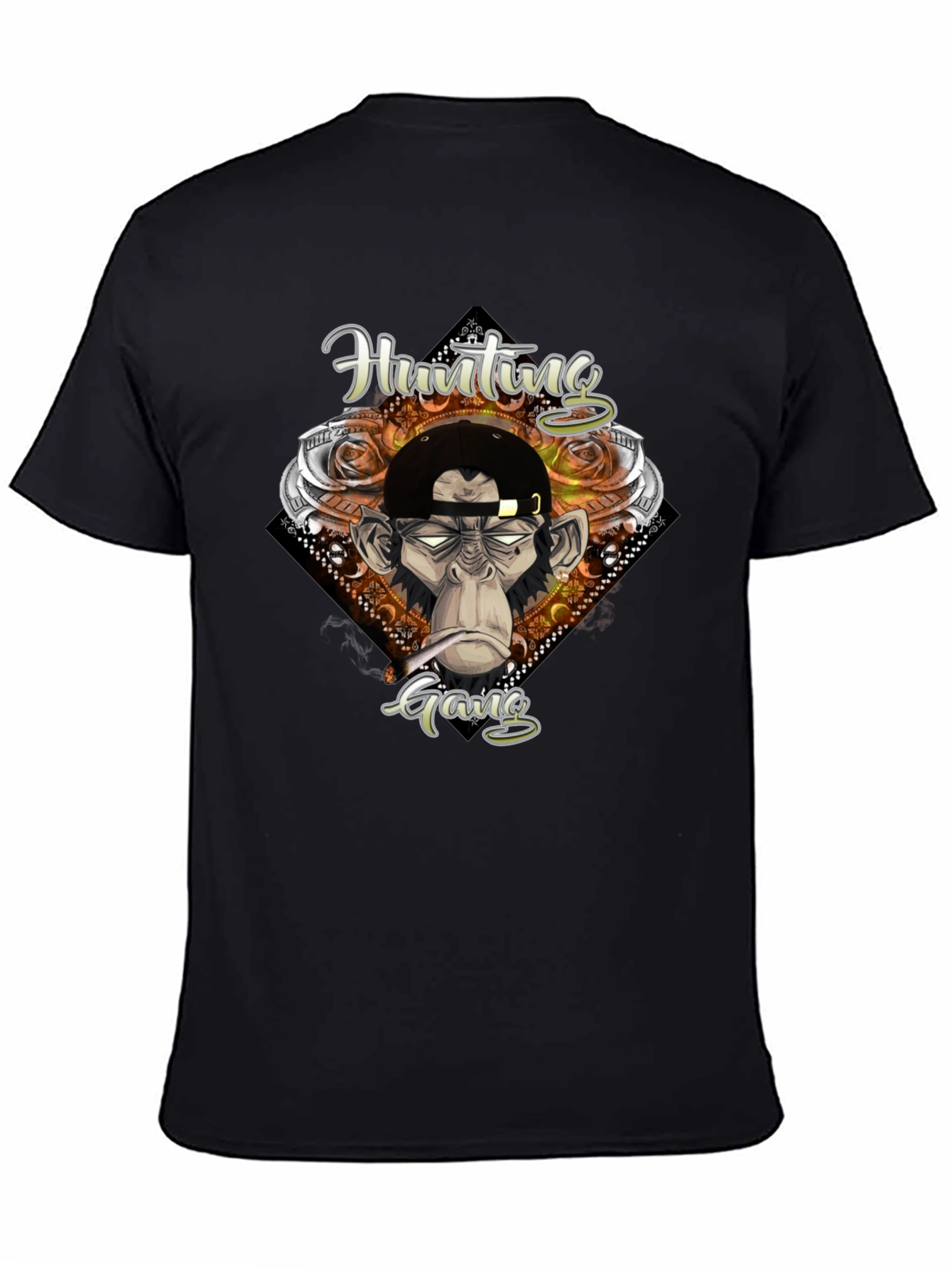 Hunting Gang Monkey Graphic T-Shirt