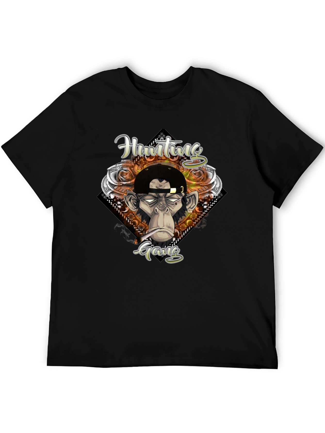 Hunting Gang Monkey Graphic T-Shirt