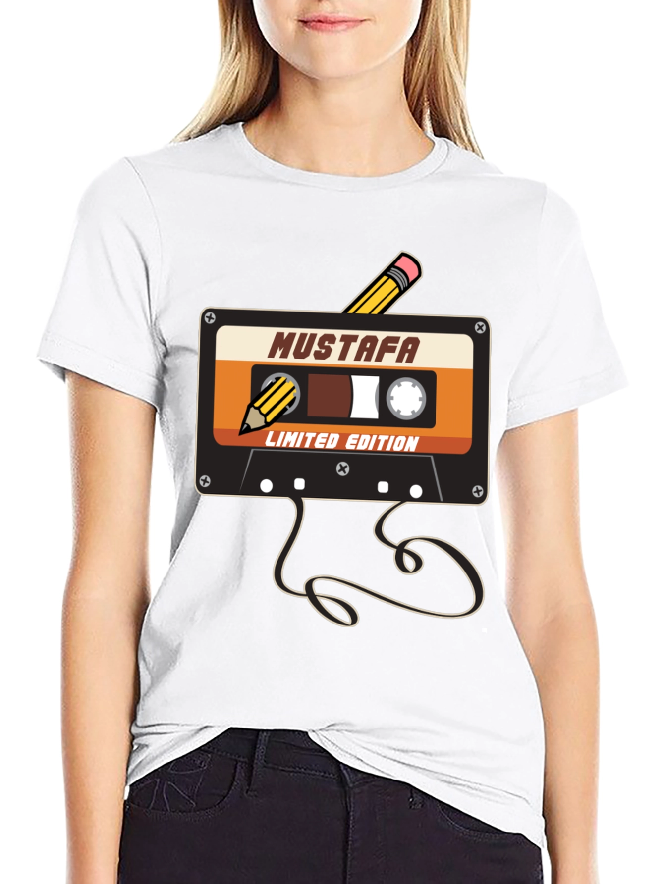 Mustafa Cassette Tape T-Shirt