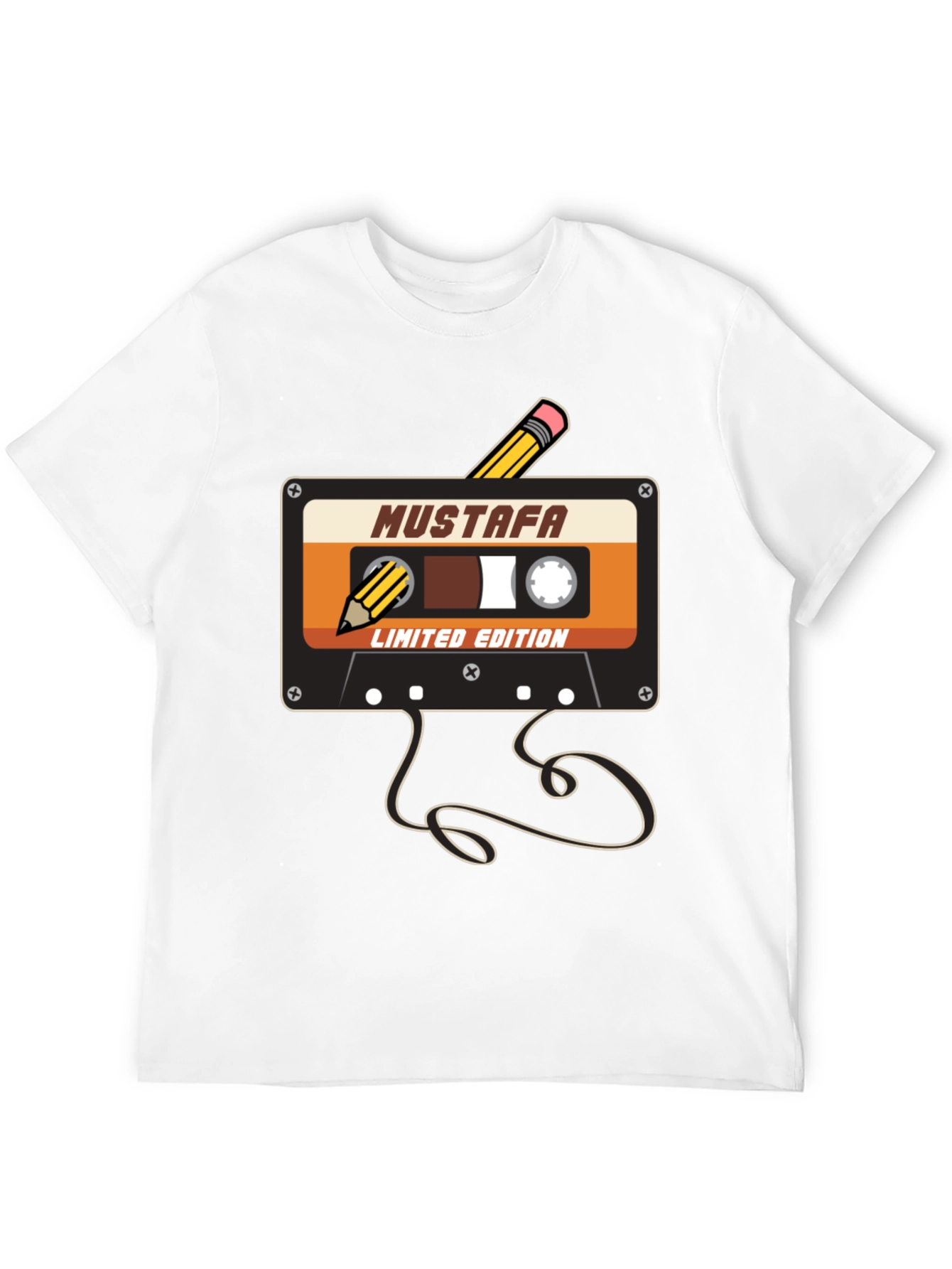 Mustafa Cassette Tape T-Shirt