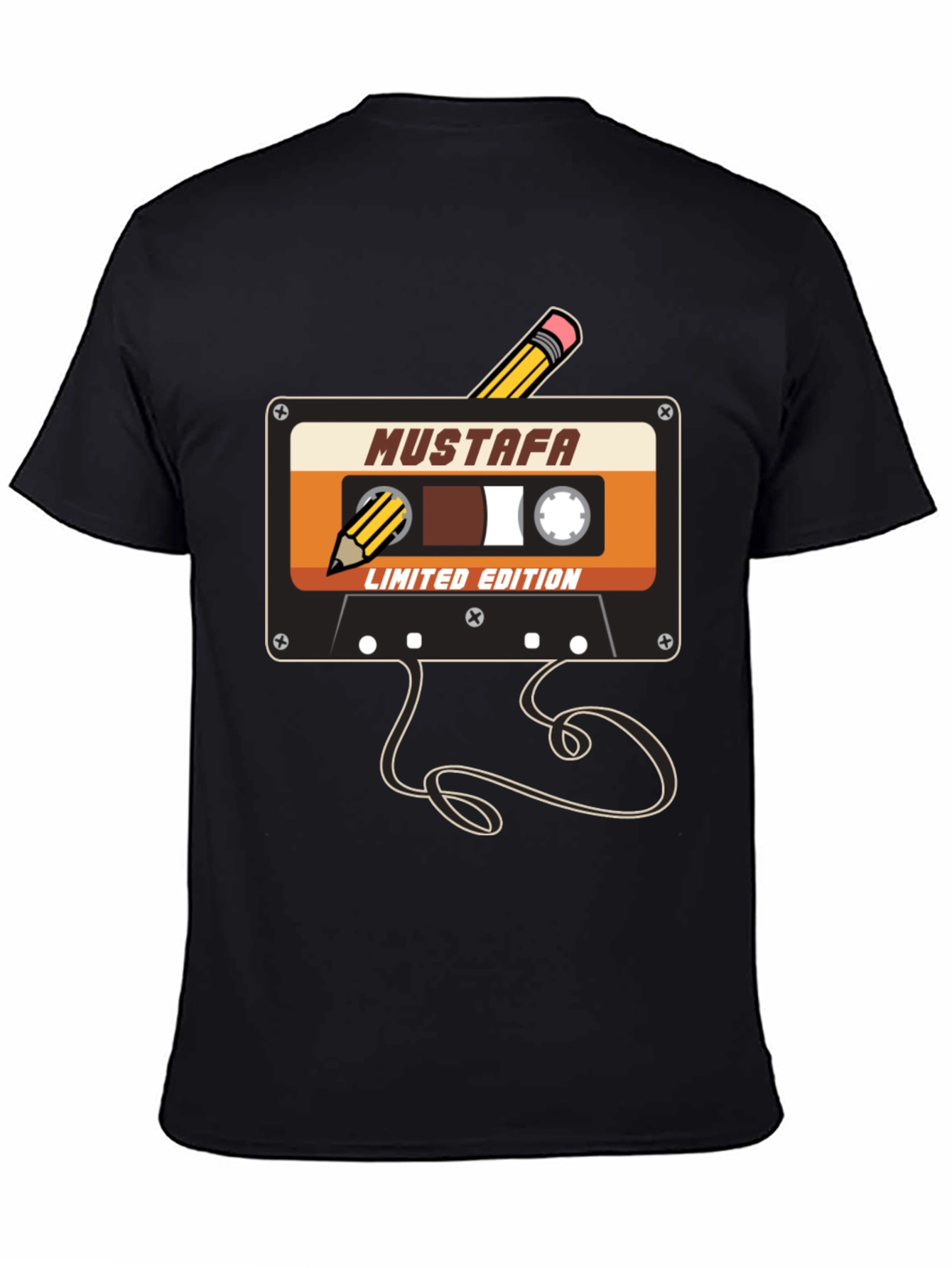 Mustafa Cassette Tape T-Shirt