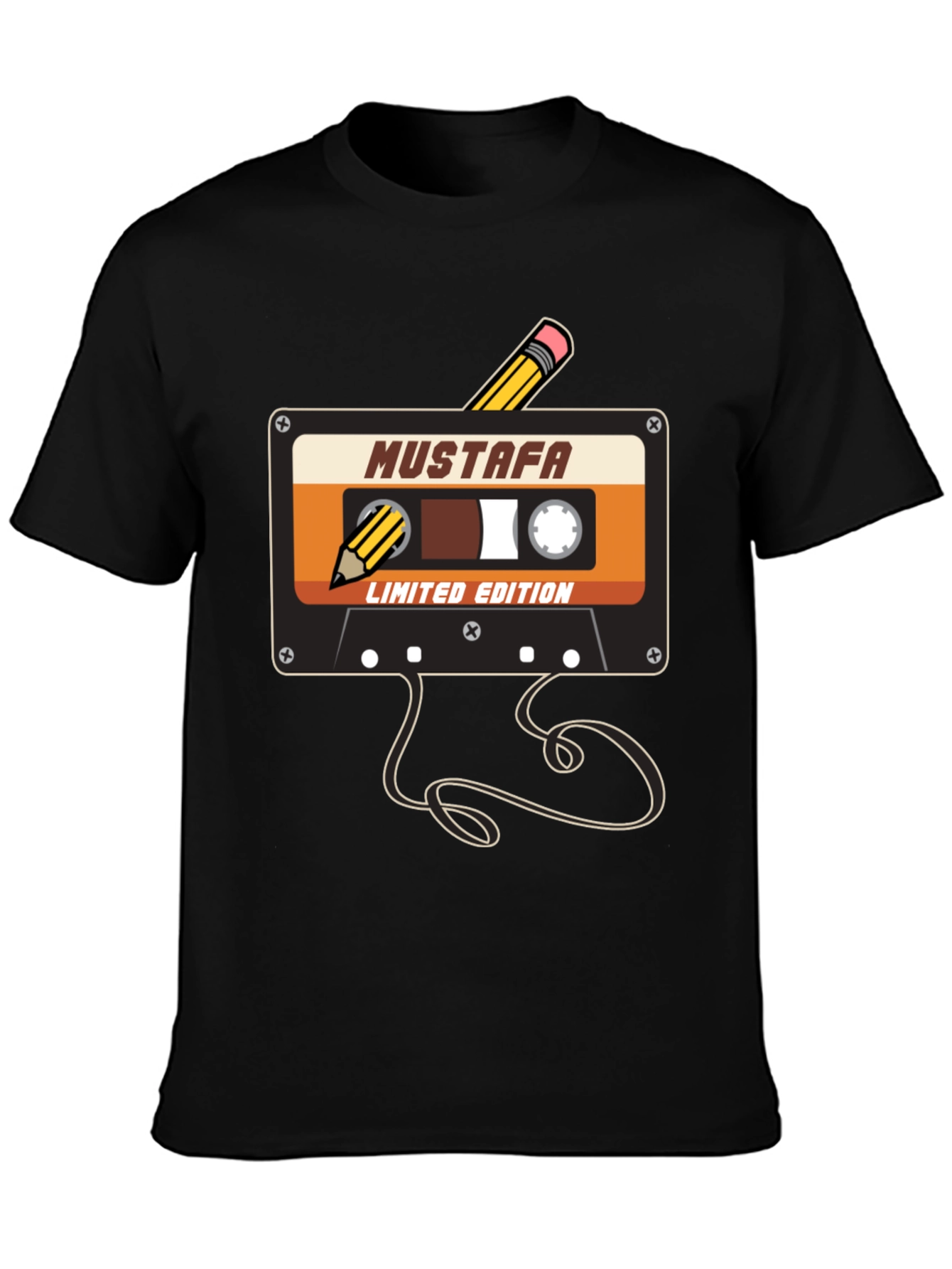 Mustafa Cassette Tape T-Shirt