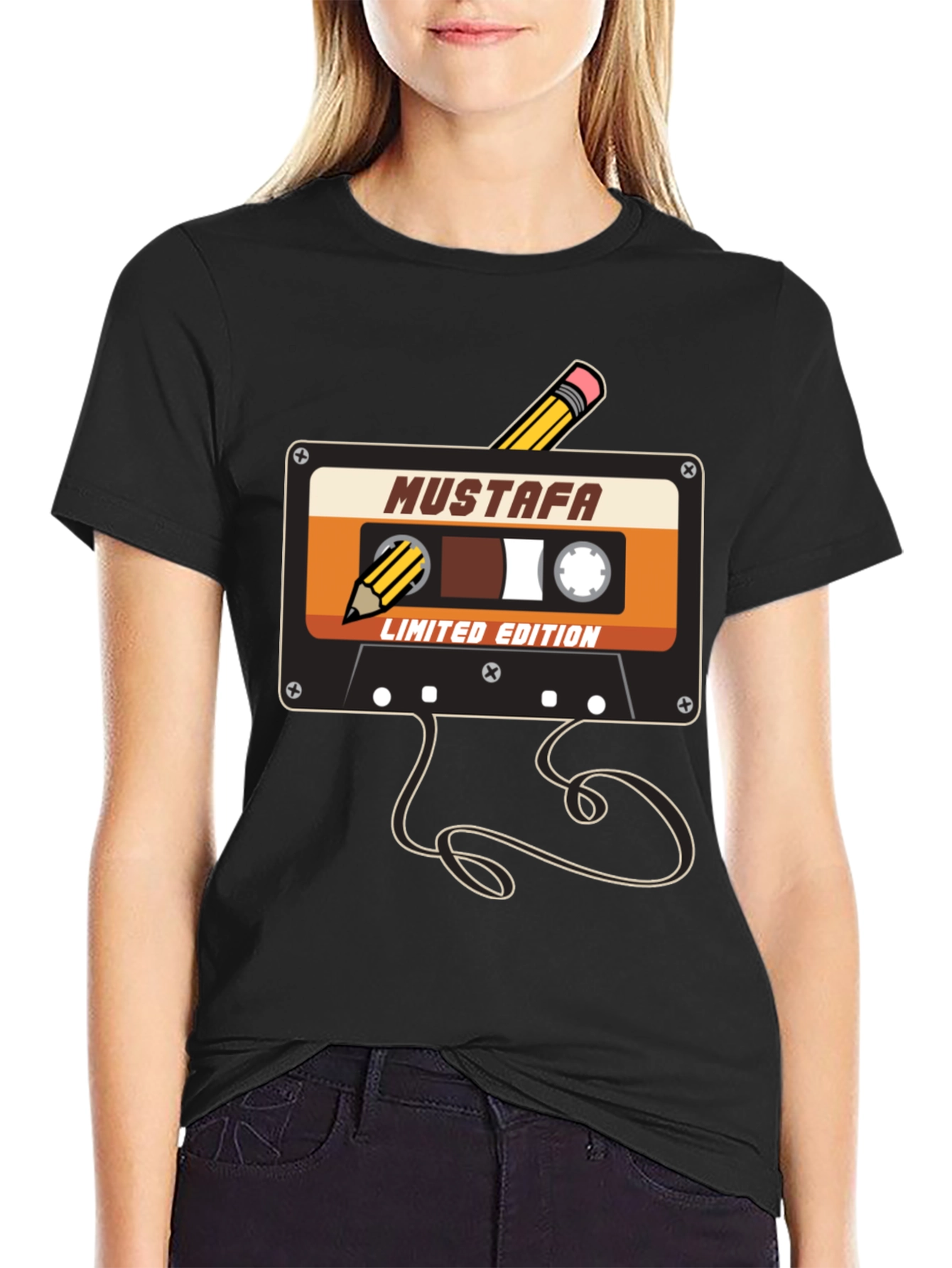 Mustafa Cassette Tape T-Shirt