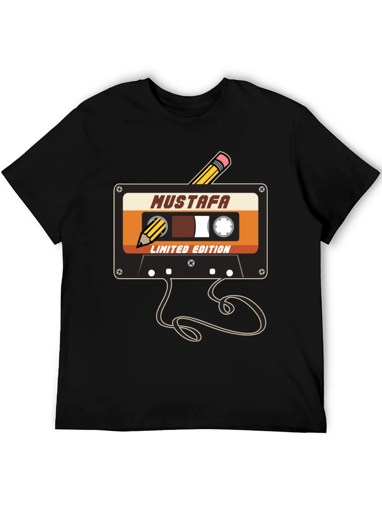 Mustafa Cassette Tape T-Shirt
