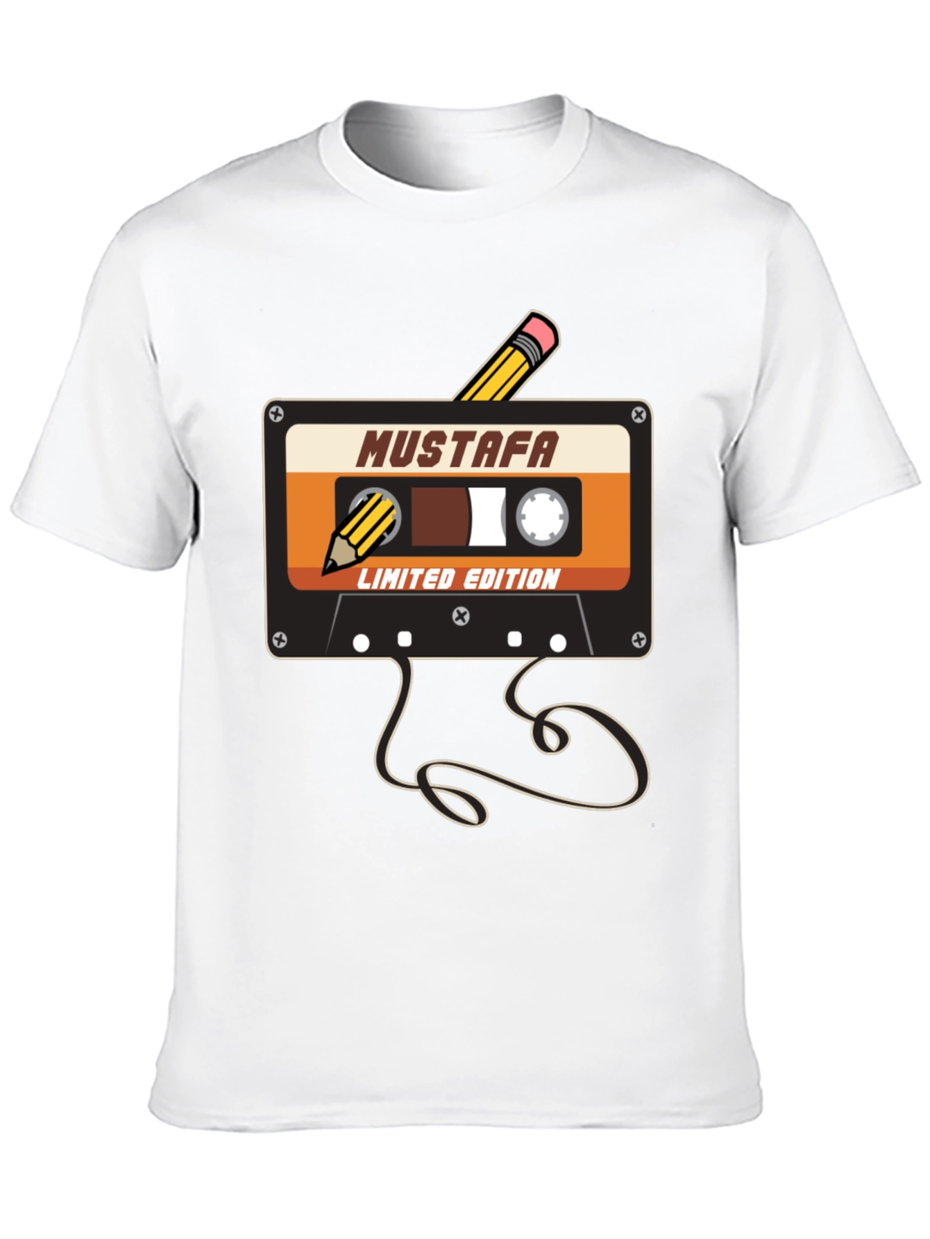 Mustafa Cassette Tape T-Shirt