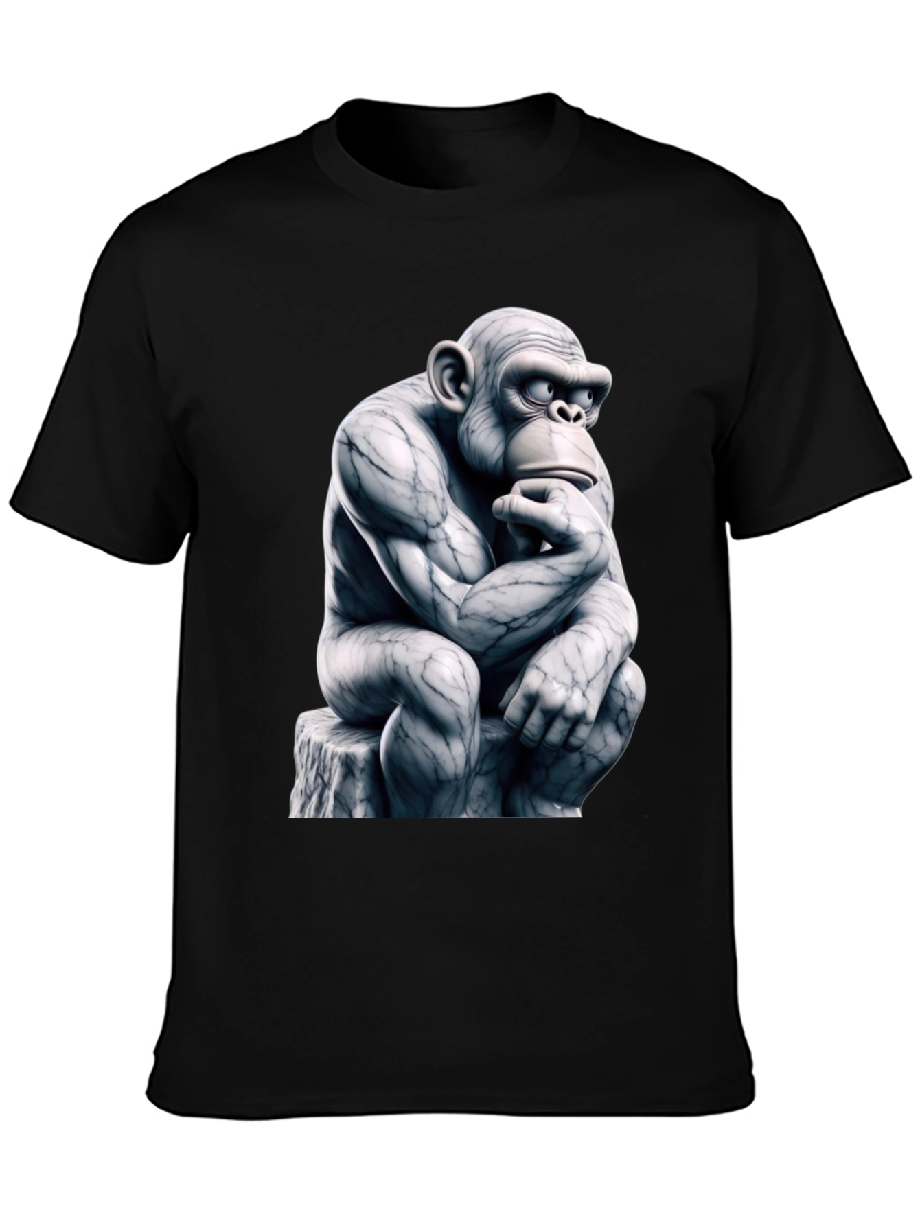 Thinking Ape Graphic Tee - Unique Art Design Shirt