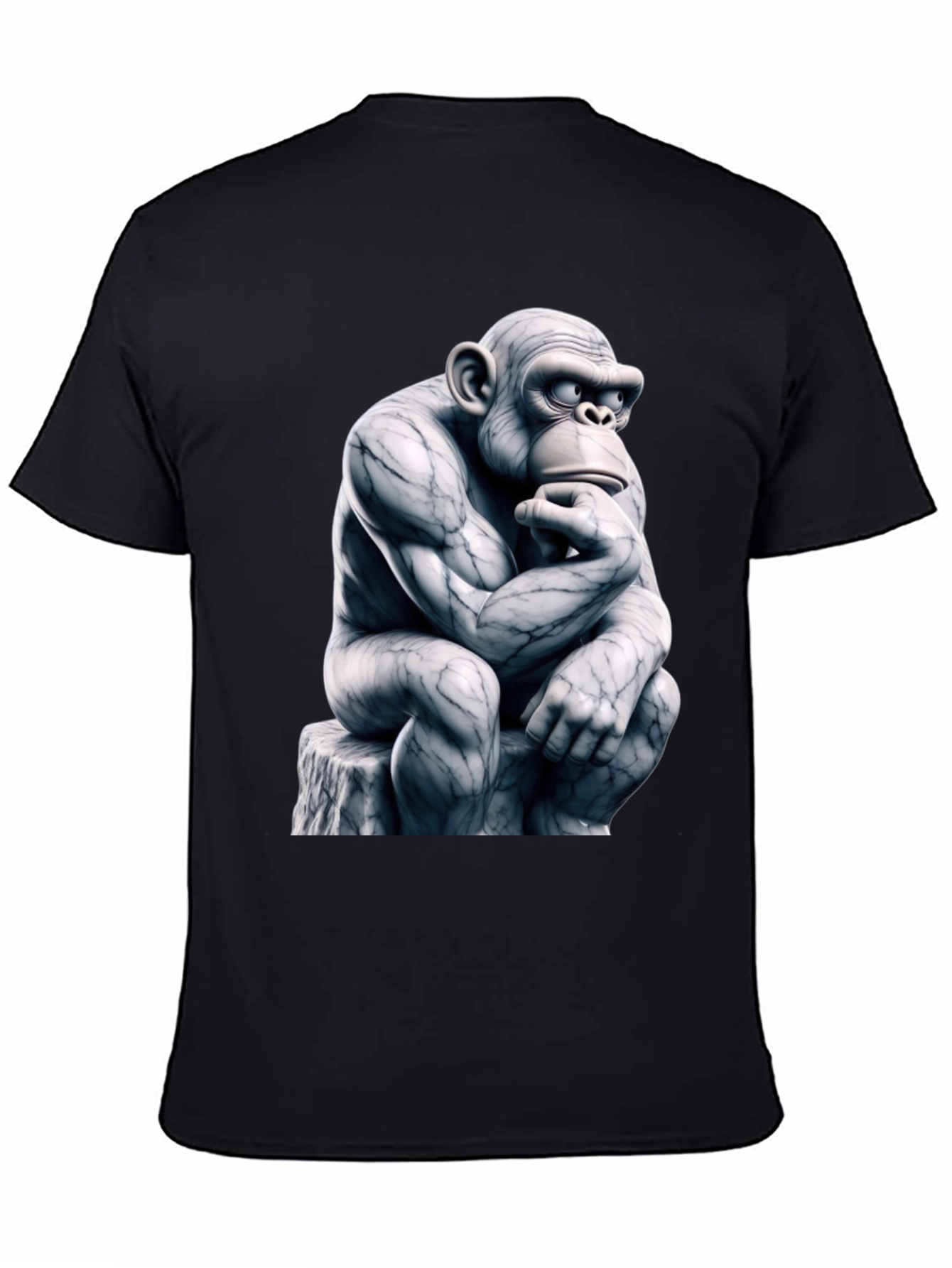 Thinking Ape Graphic Tee - Unique Art Design Shirt