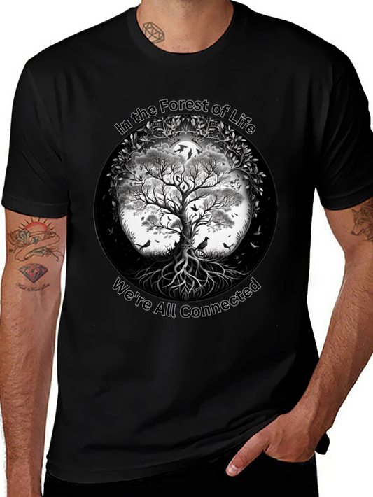 In the Forest of Life T-Shirt - Tree Design