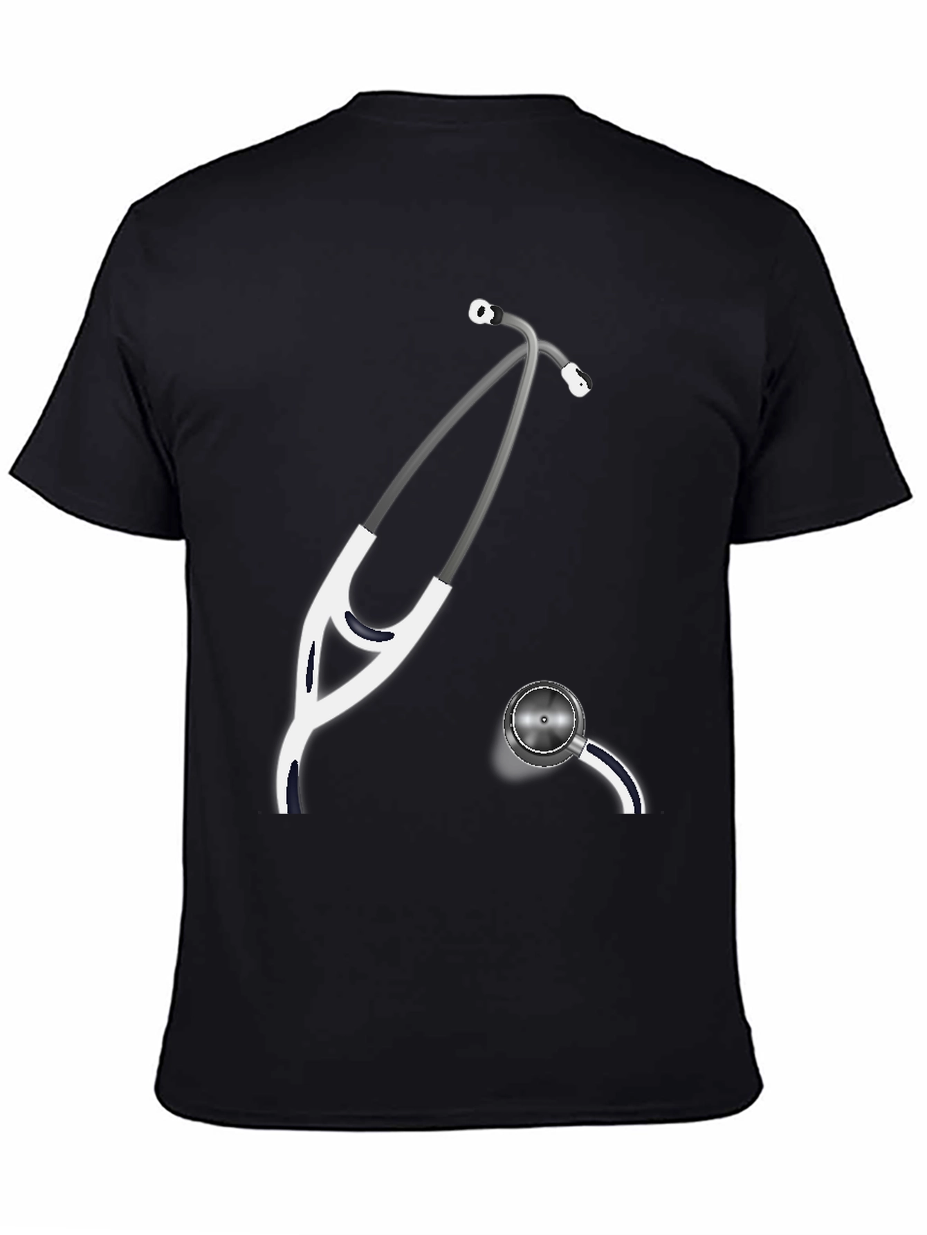 Stethoscope Graphic Tee - Medical Profession Shirt