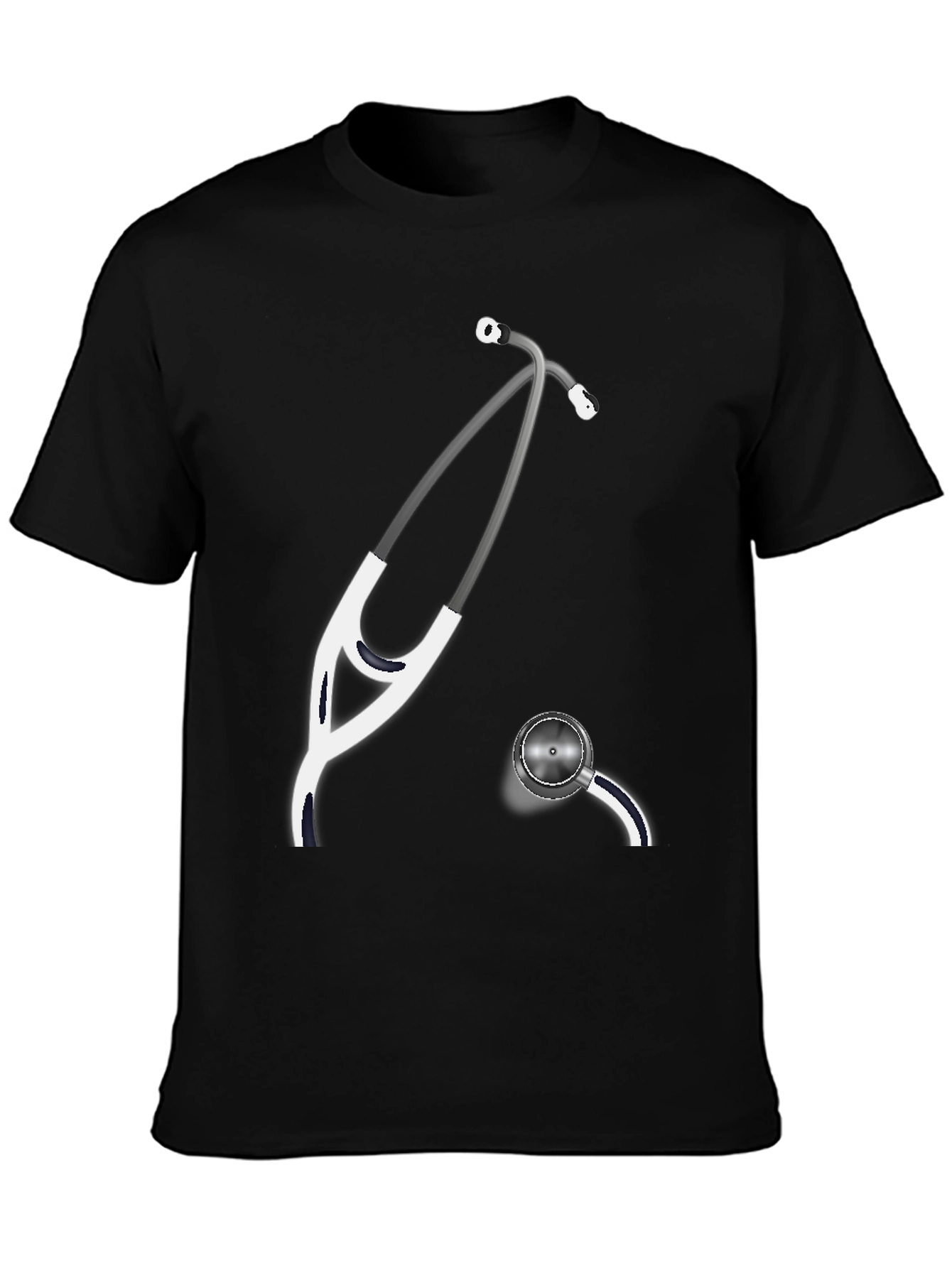 Stethoscope Graphic Tee - Medical Profession Shirt
