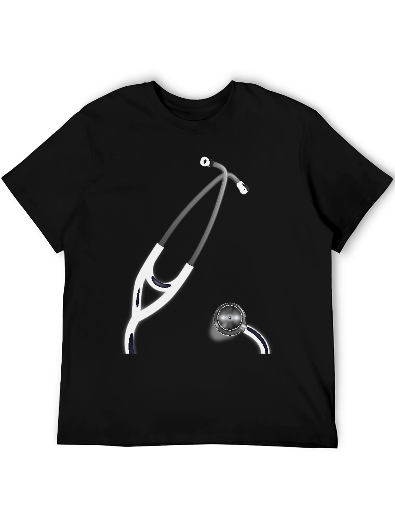 Stethoscope Graphic Tee - Medical Profession Shirt