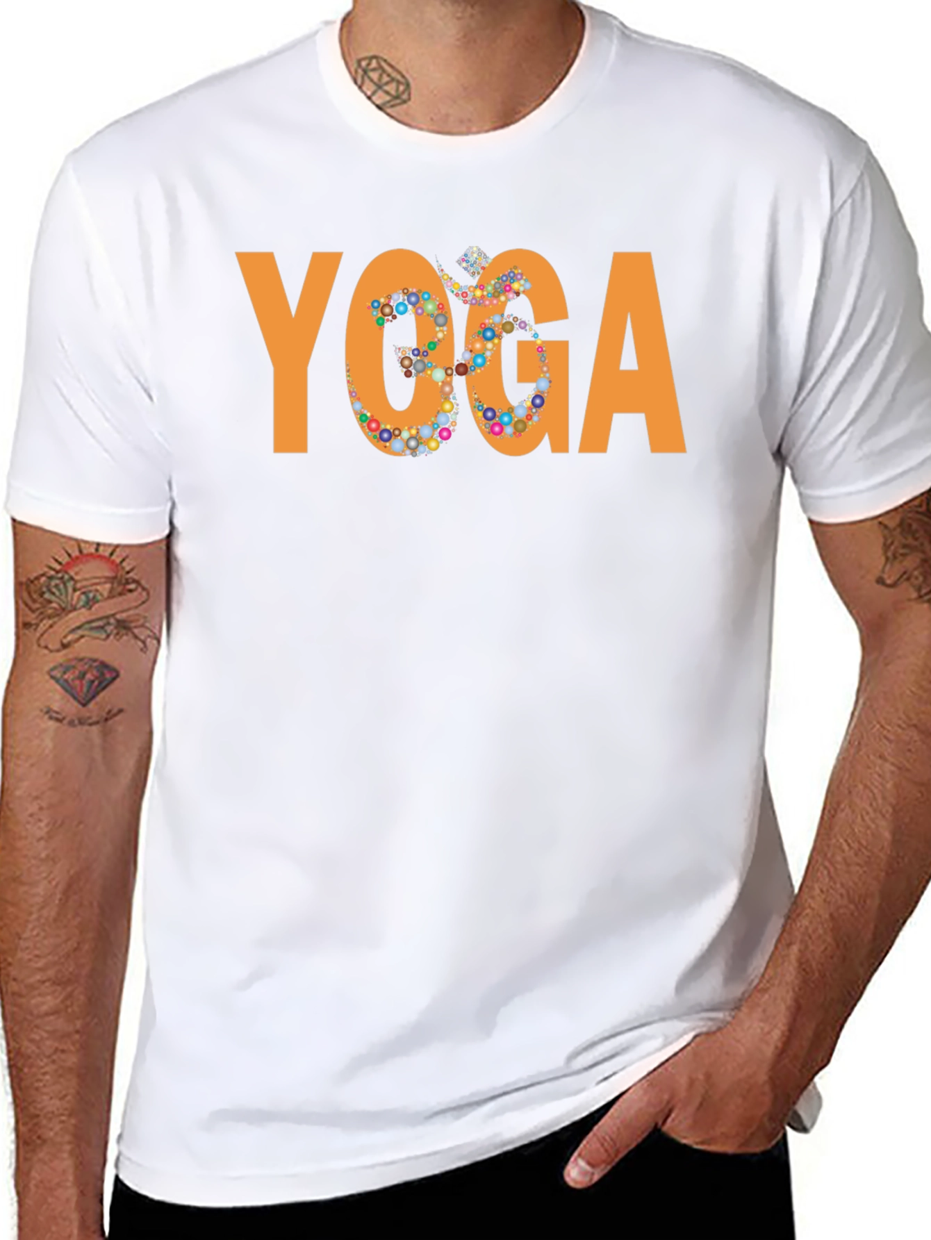 Yoga Graphic Tee - Meditative Comfort