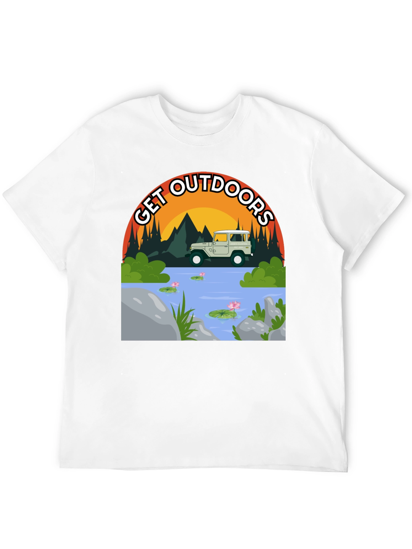 Get Outdoors T-Shirt - Adventure Graphic Tee