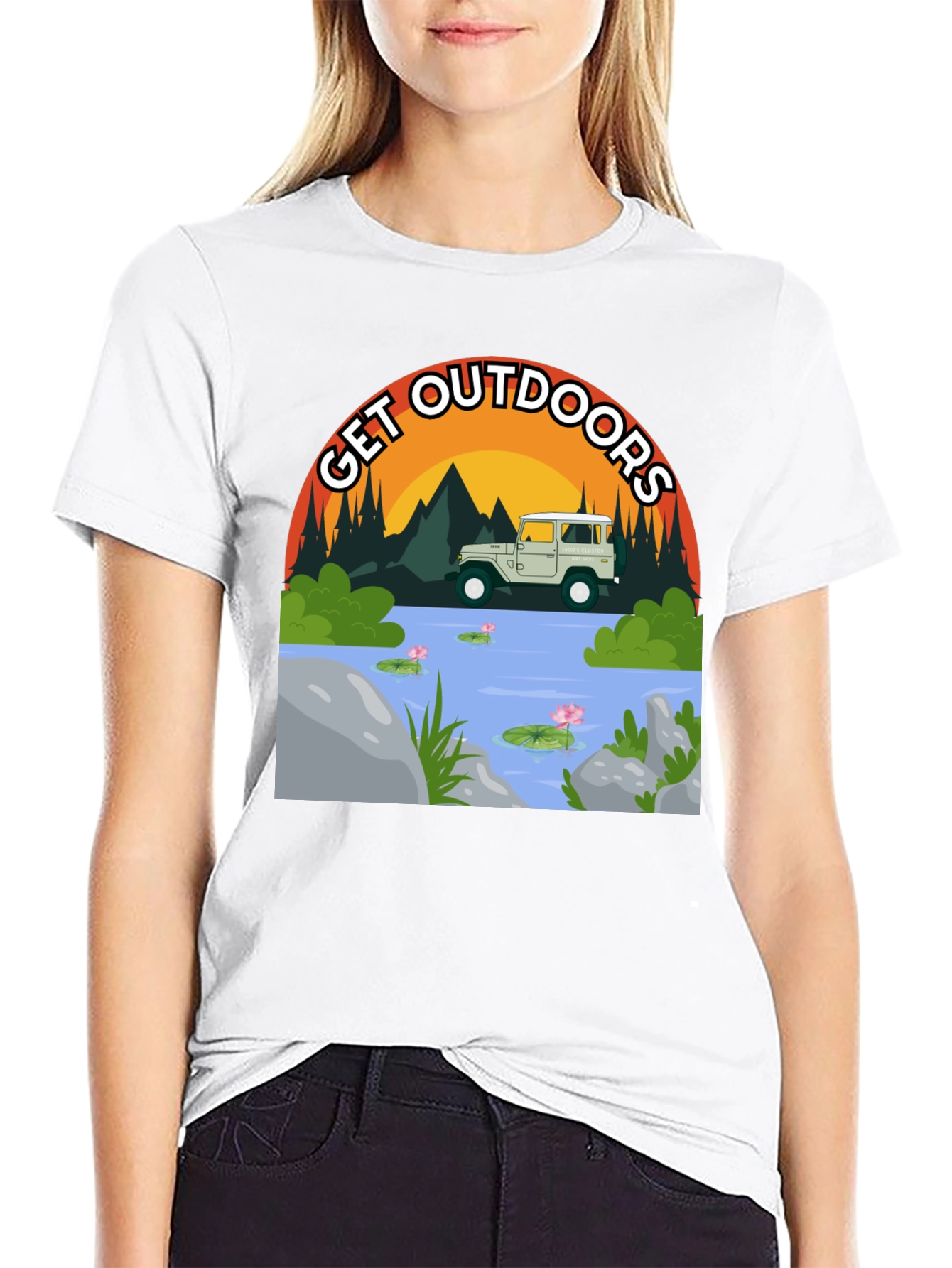 Get Outdoors T-Shirt - Adventure Graphic Tee