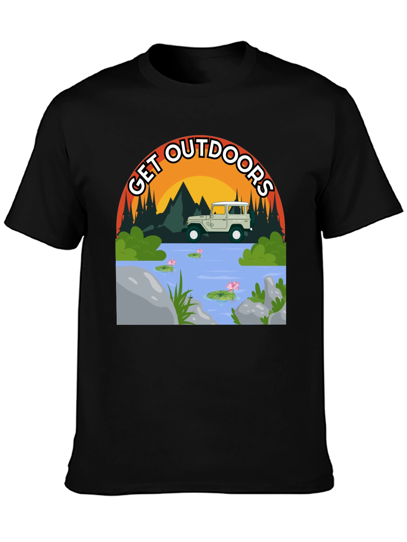 Get Outdoors T-Shirt - Adventure Graphic Tee