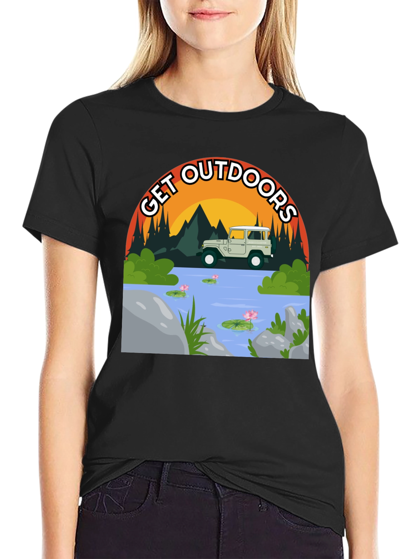 Get Outdoors T-Shirt - Adventure Graphic Tee
