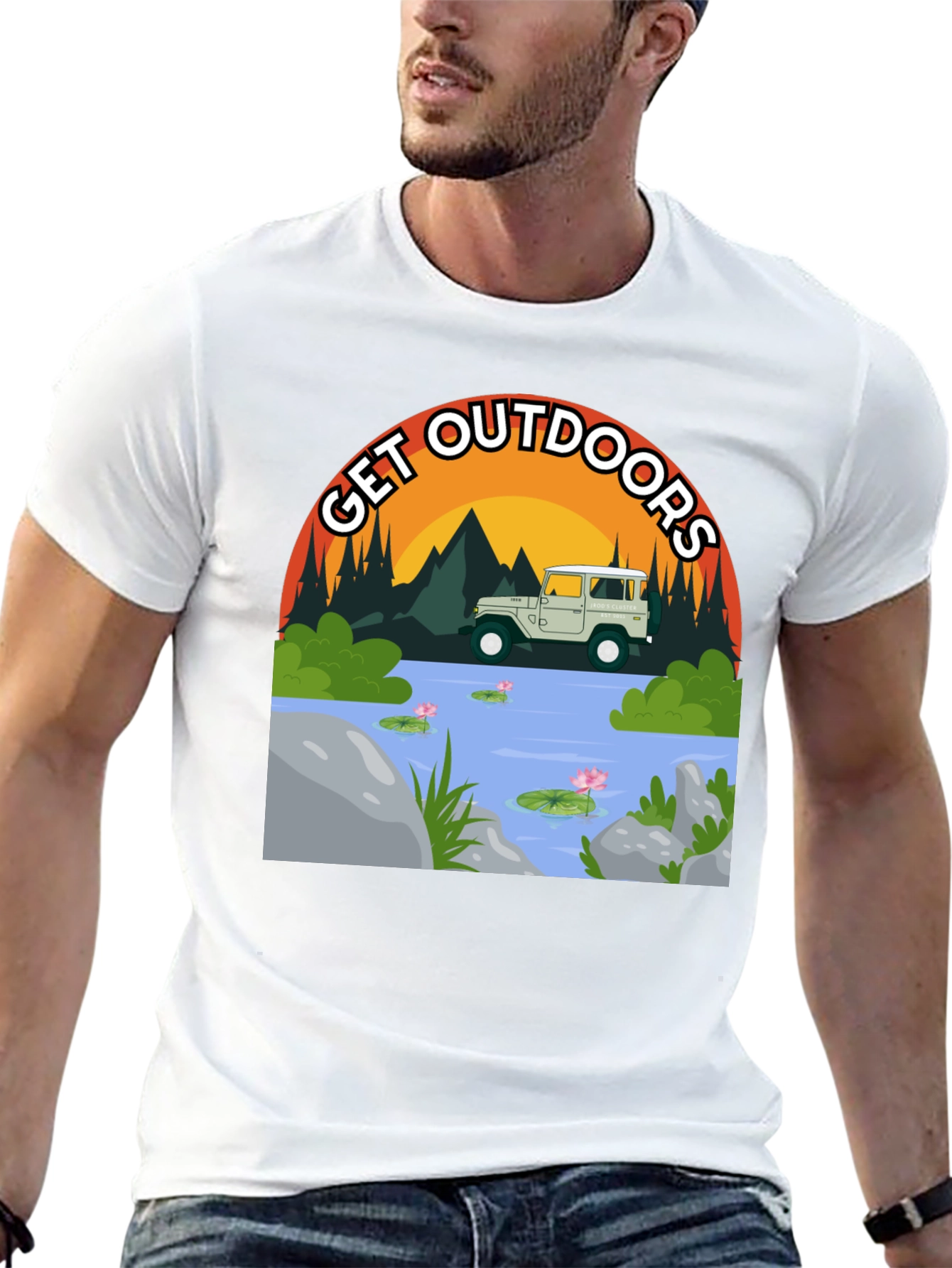 Get Outdoors T-Shirt - Adventure Graphic Tee