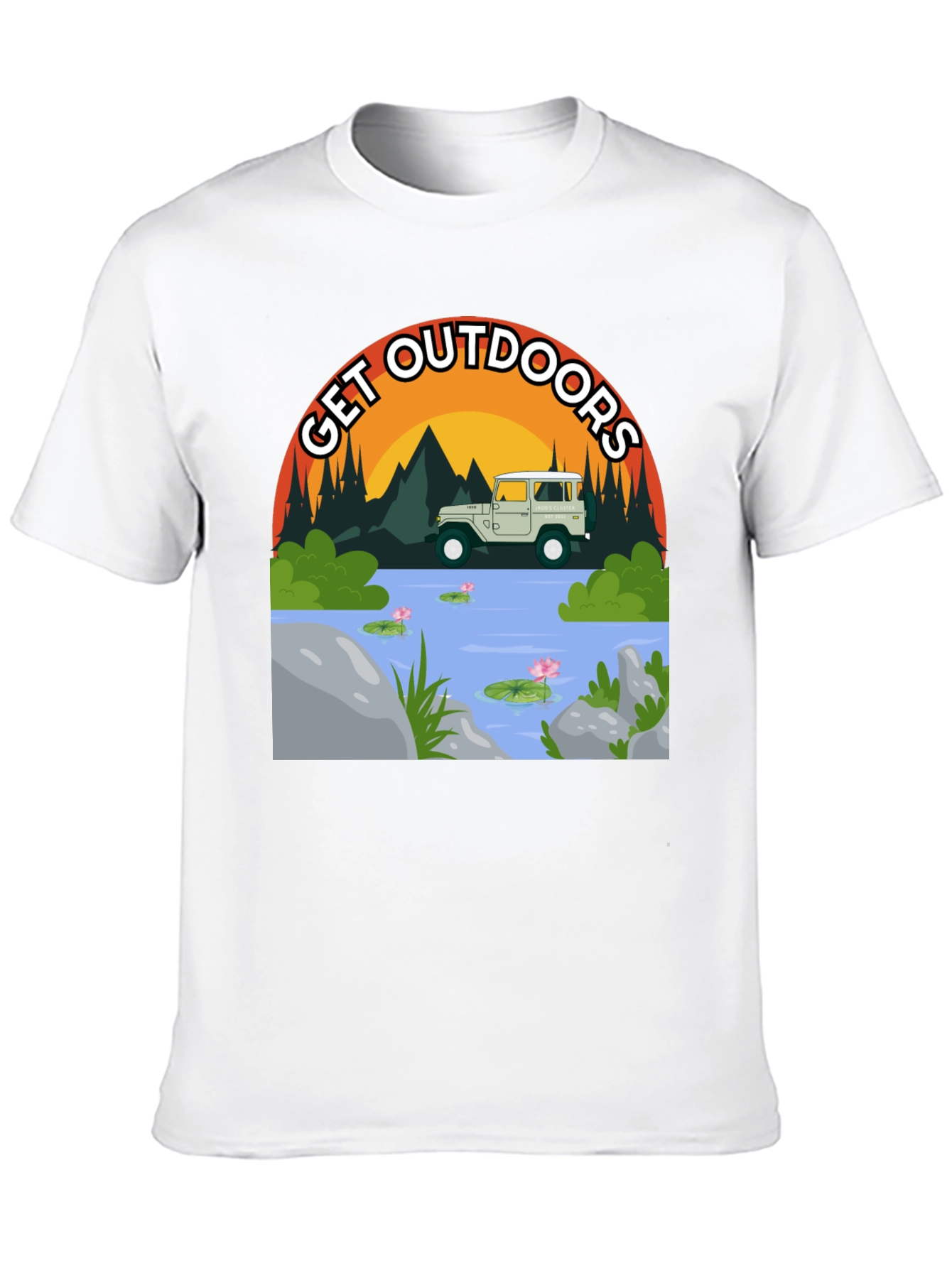 Get Outdoors T-Shirt - Adventure Graphic Tee