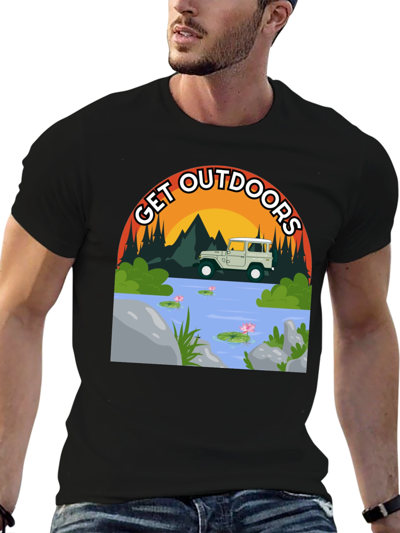 Get Outdoors T-Shirt - Adventure Graphic Tee