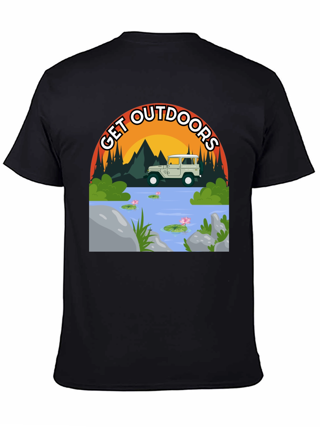 Get Outdoors T-Shirt - Adventure Graphic Tee