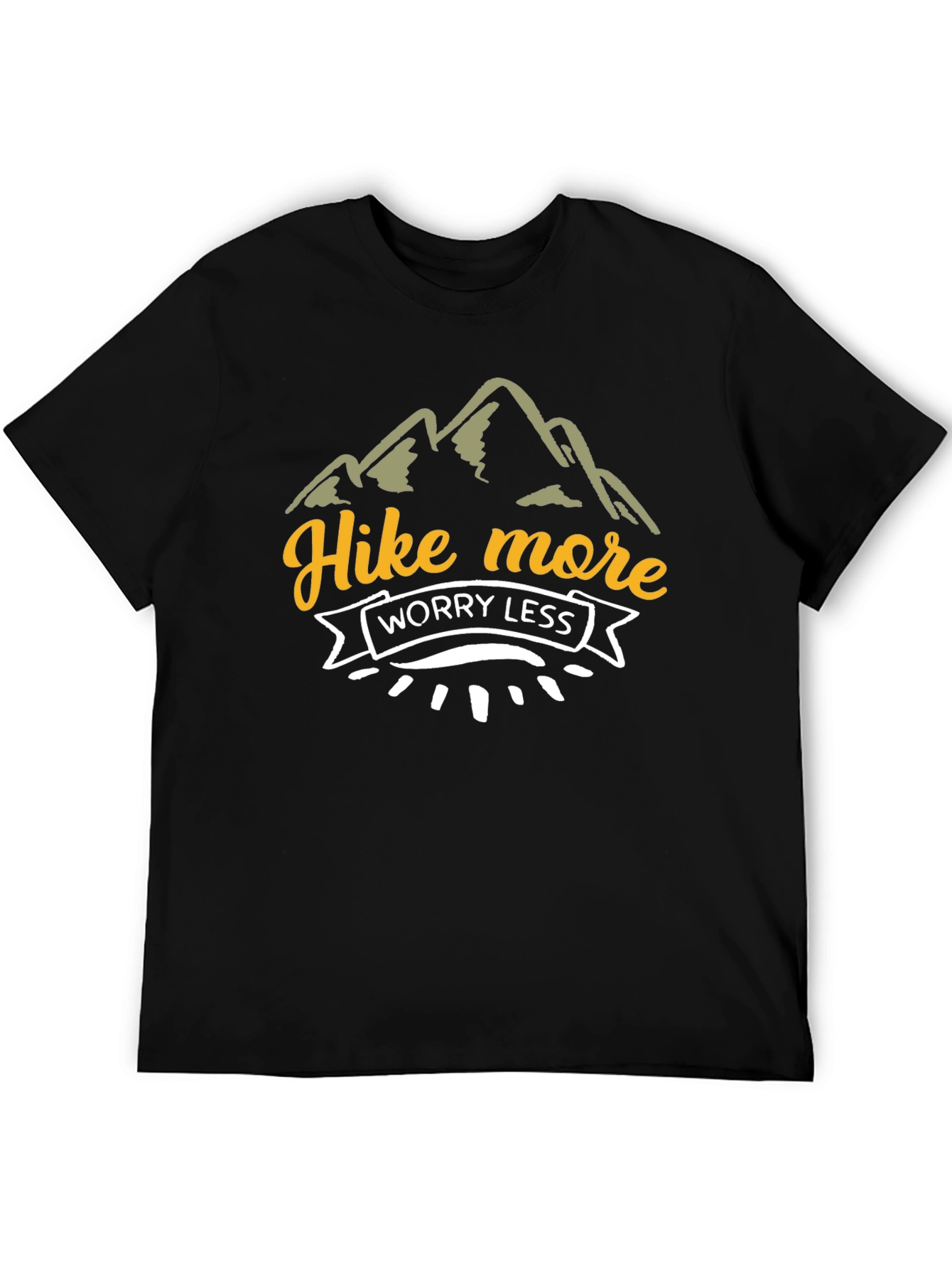 Hike More Worry Less Graphic T-Shirt