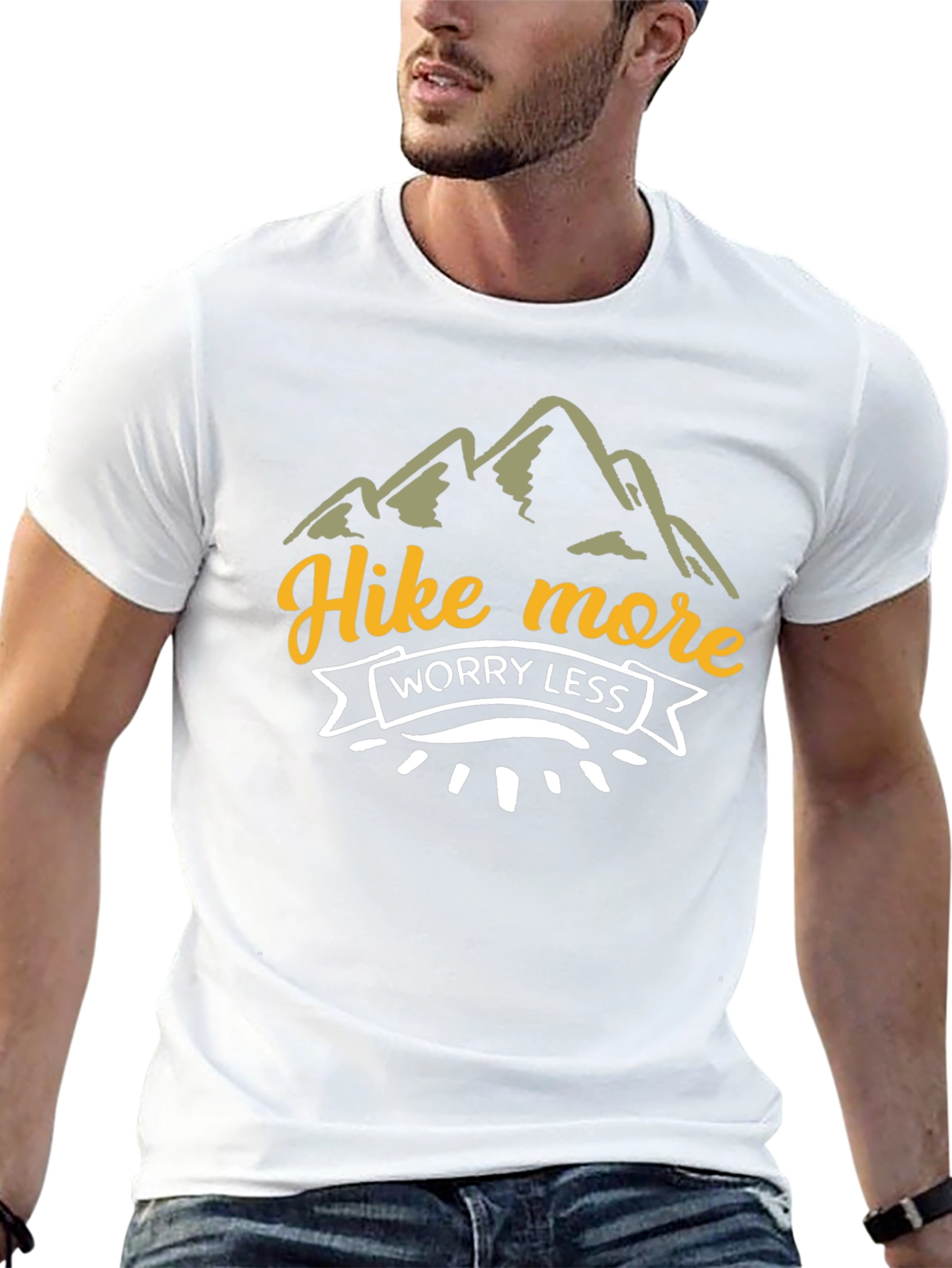Hike More Worry Less Graphic T-Shirt