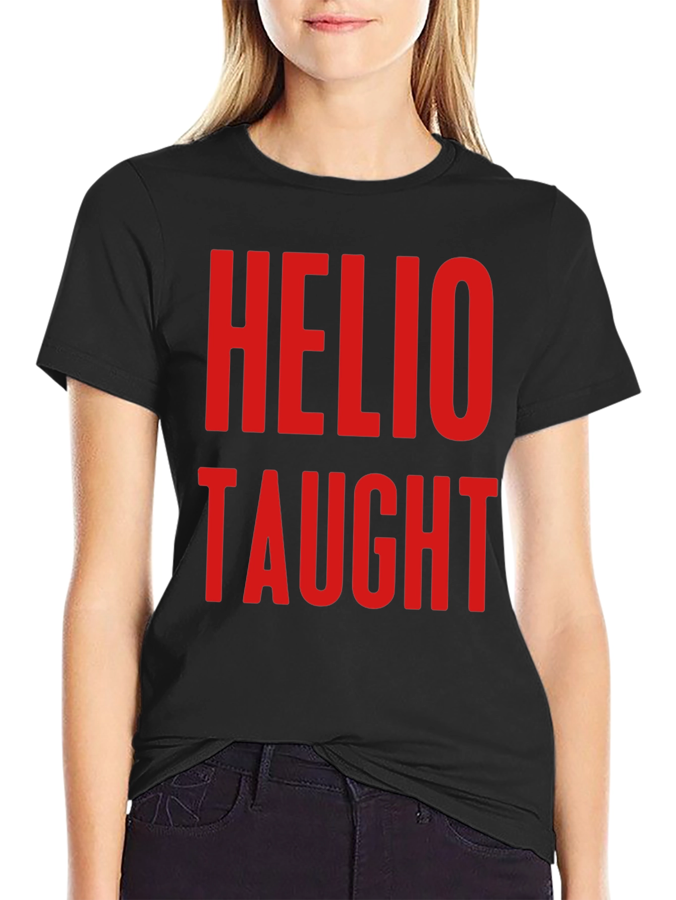 Helio Taught Graphic T-Shirt - Black