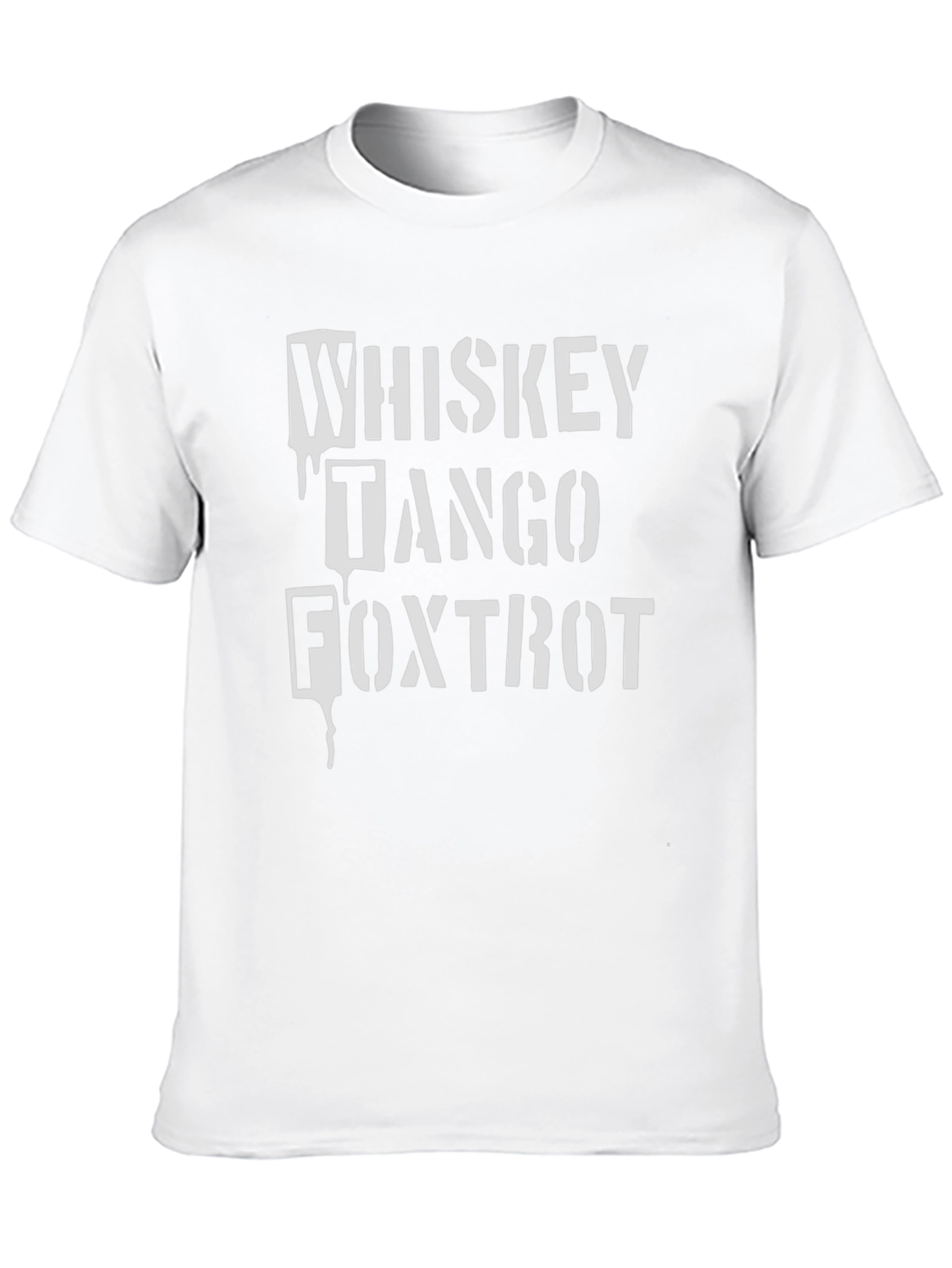Whiskey Tango Foxtrot Black T-Shirt