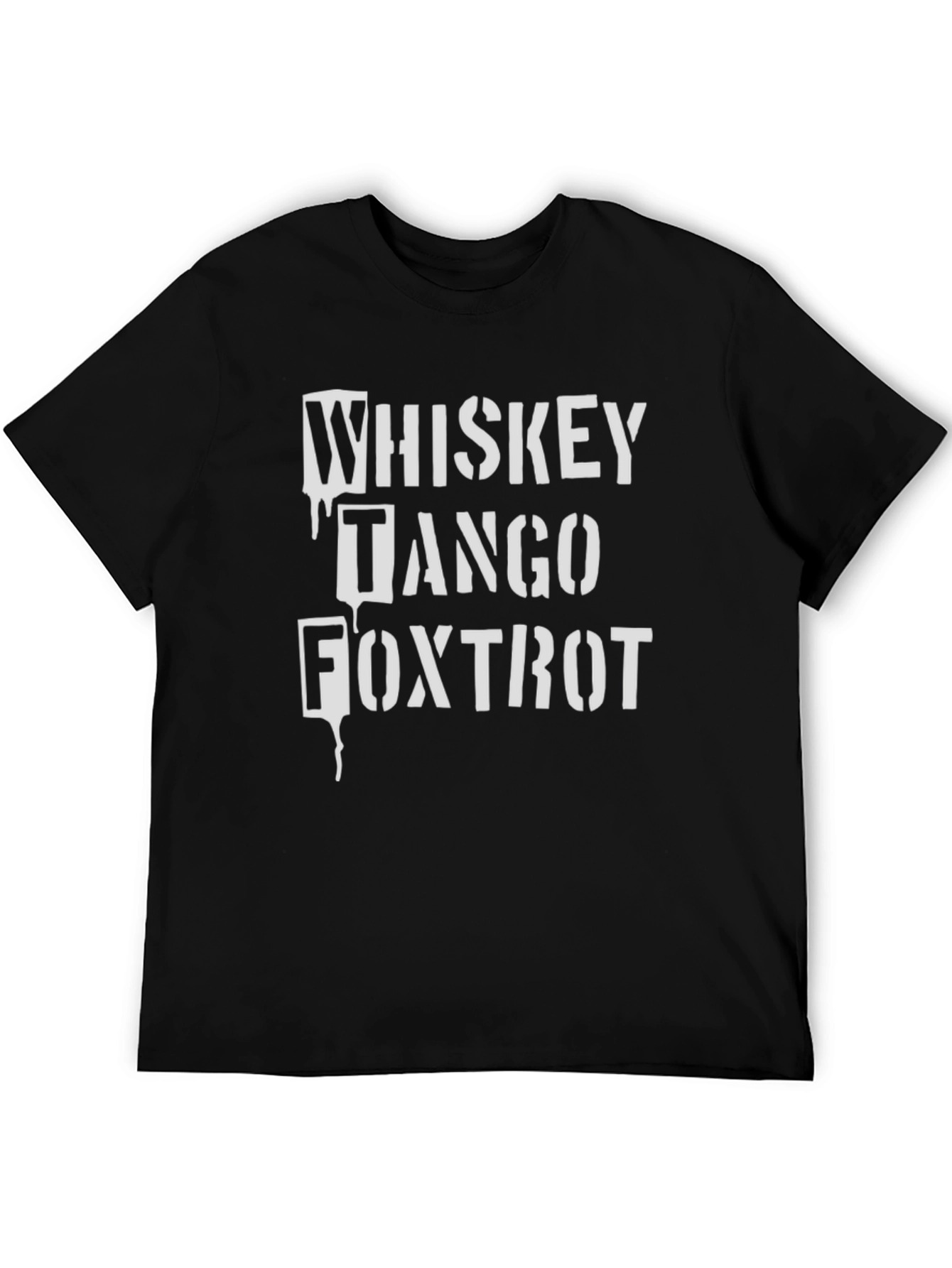 Whiskey Tango Foxtrot Black T-Shirt